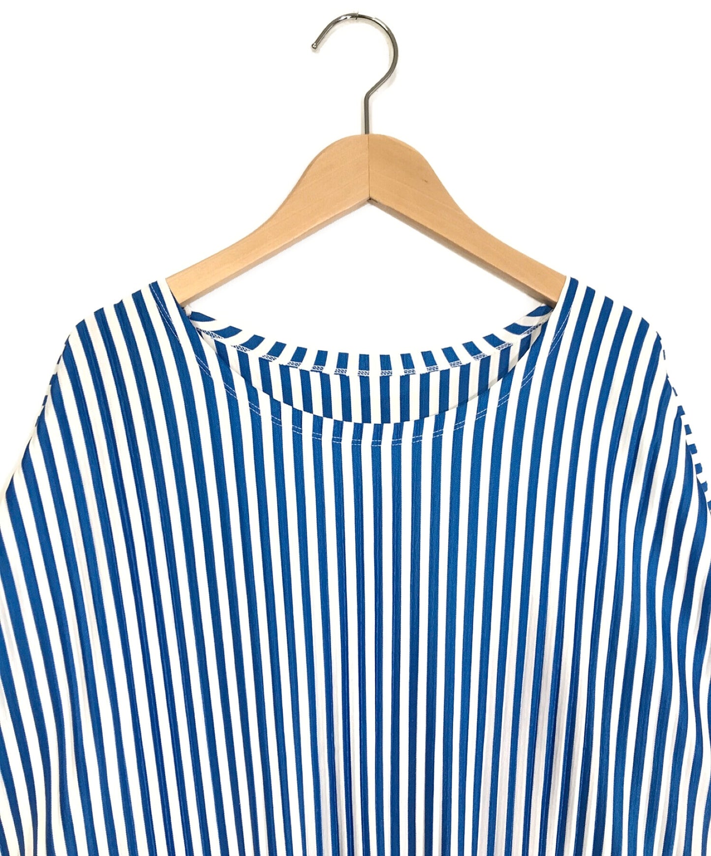 褶皱请打pleated Stripe Dress PP61-JT563
