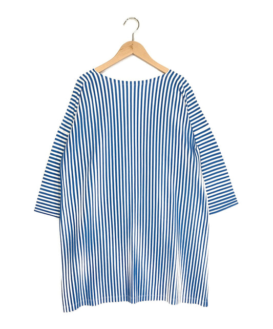 [Pre-owned] PLEATS PLEASE Pleated Stripe Dress PP61-JT563