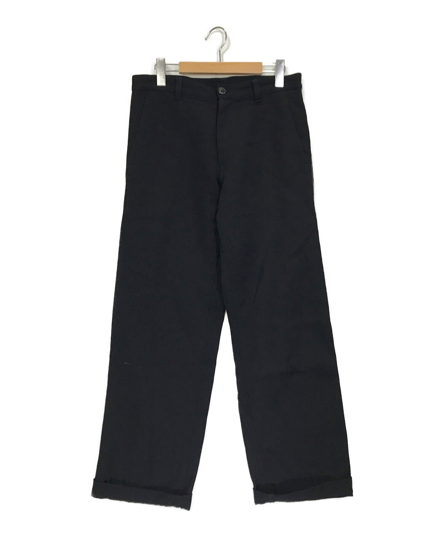 COMME des GARCONS Homme Plus Leather side chapter pants PT-P047