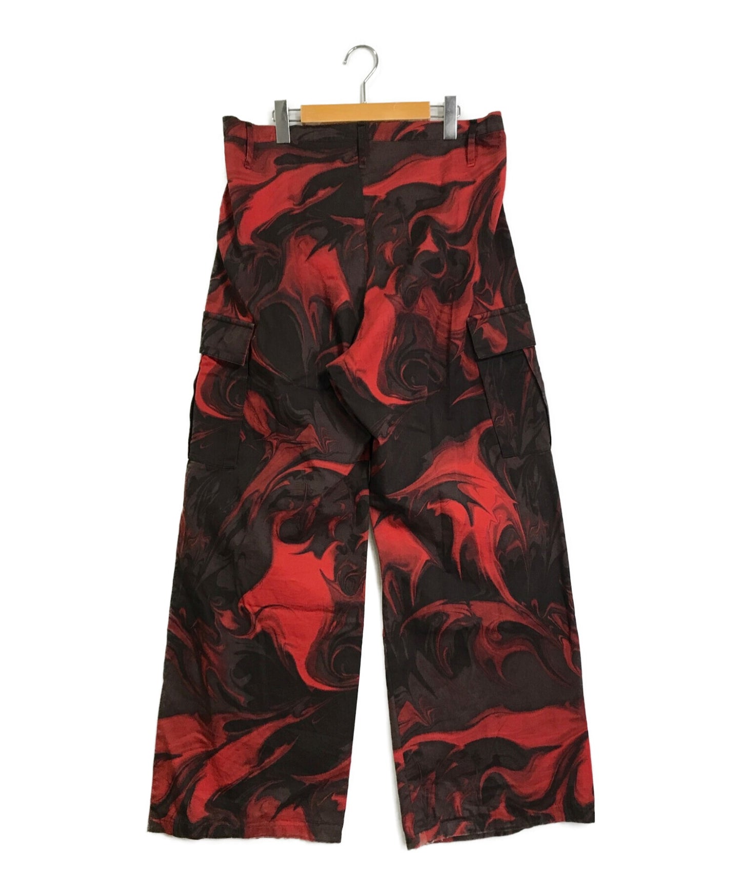 [Pre-owned] GUCCI marbled wide pants