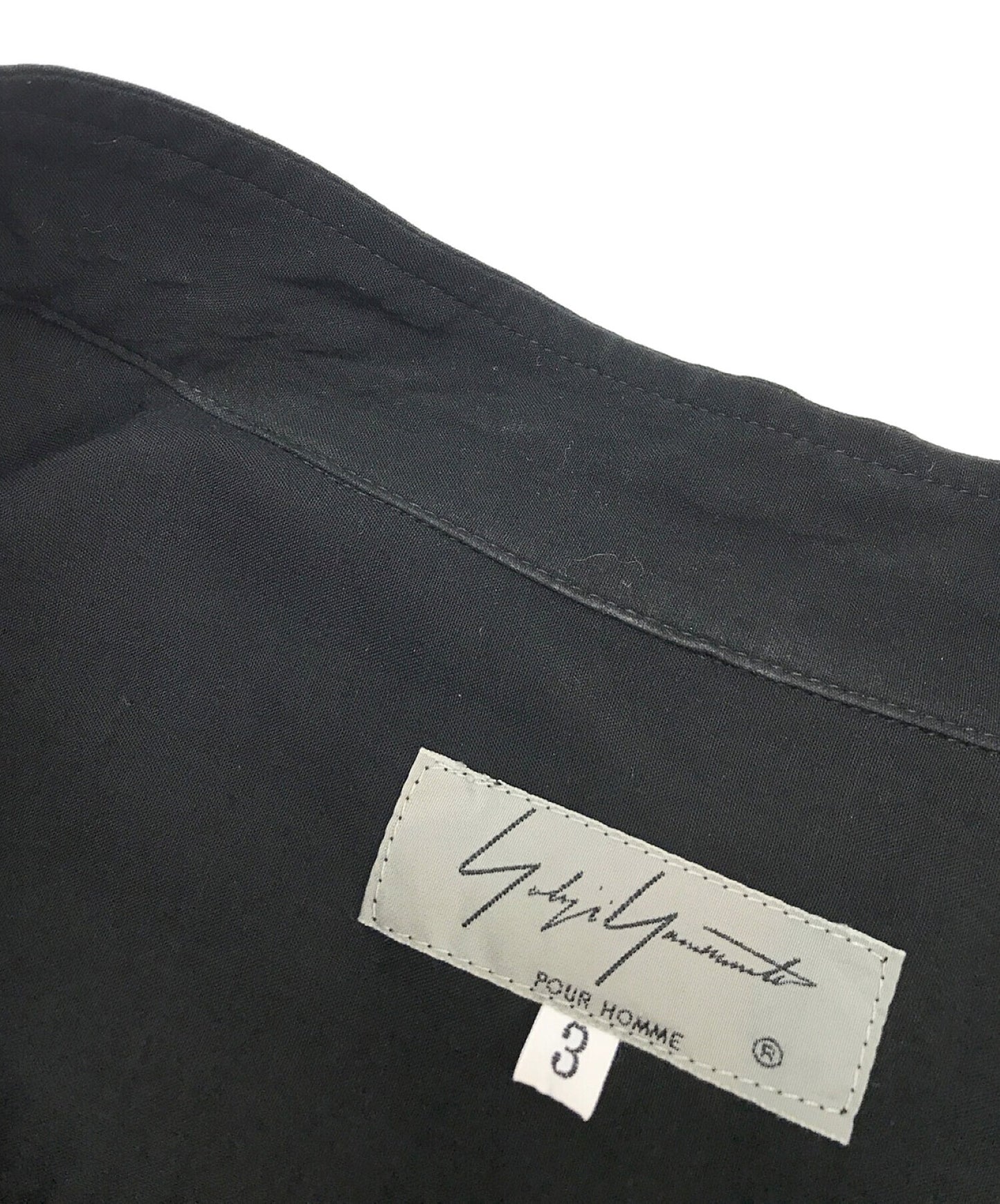 yohji yamamoto pour homme 20ss rayon cambric 셔츠 재킷 hn-b21-214