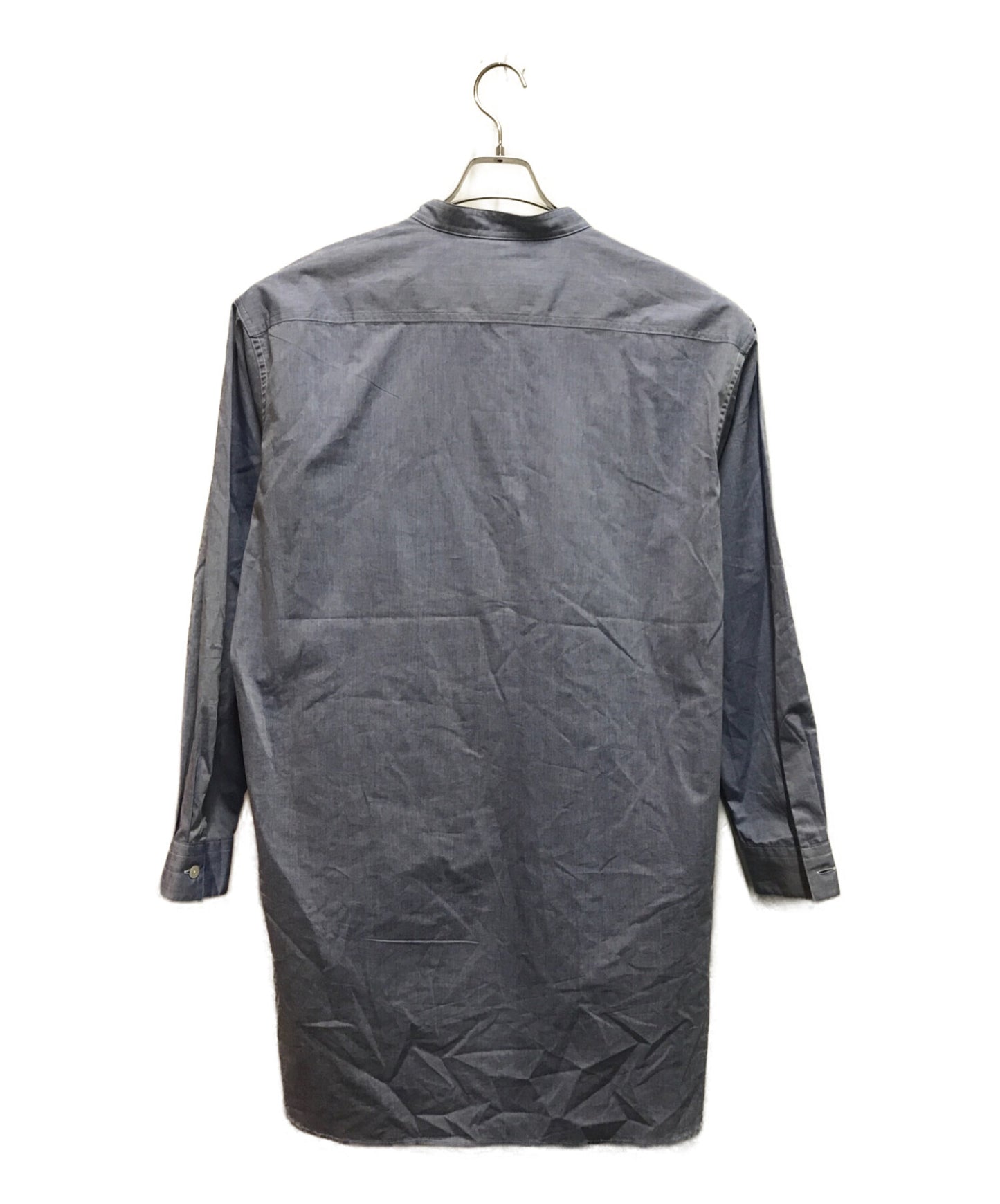 [Pre-owned] WTAPS collarless chambray shirt 211GWDT-SHM02