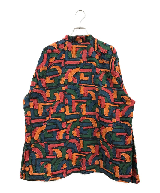 [Pre-owned] ISSEY MIYAKE MEN 16AW Mao Collar Jacquard Shirt Jacket ME63FC090