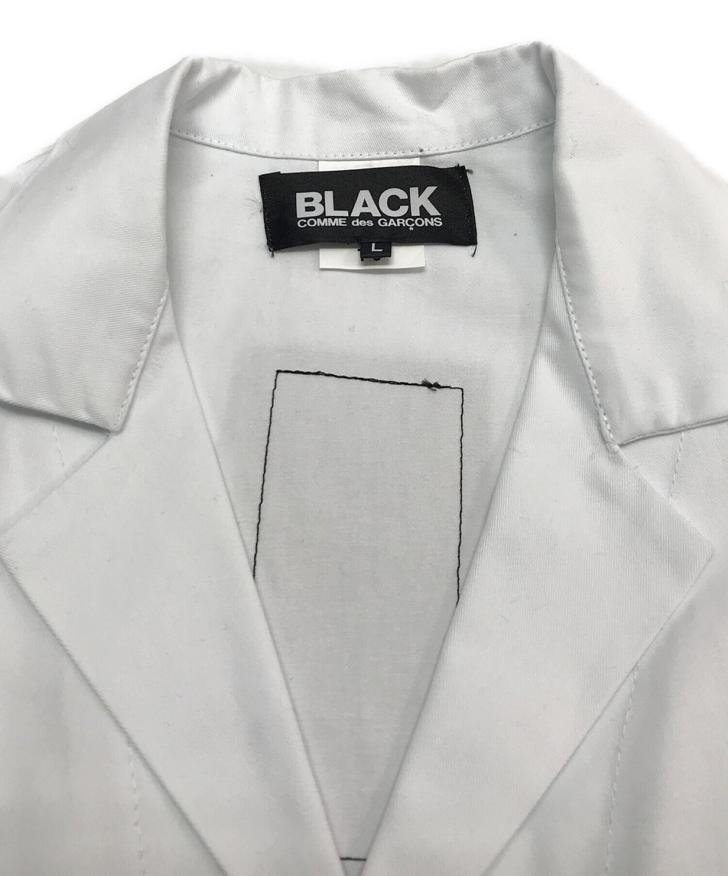 [Pre-owned] BLACK COMME des GARCONS Big Cloth Remake Engineered Coat / Shop Coat 1I-C006