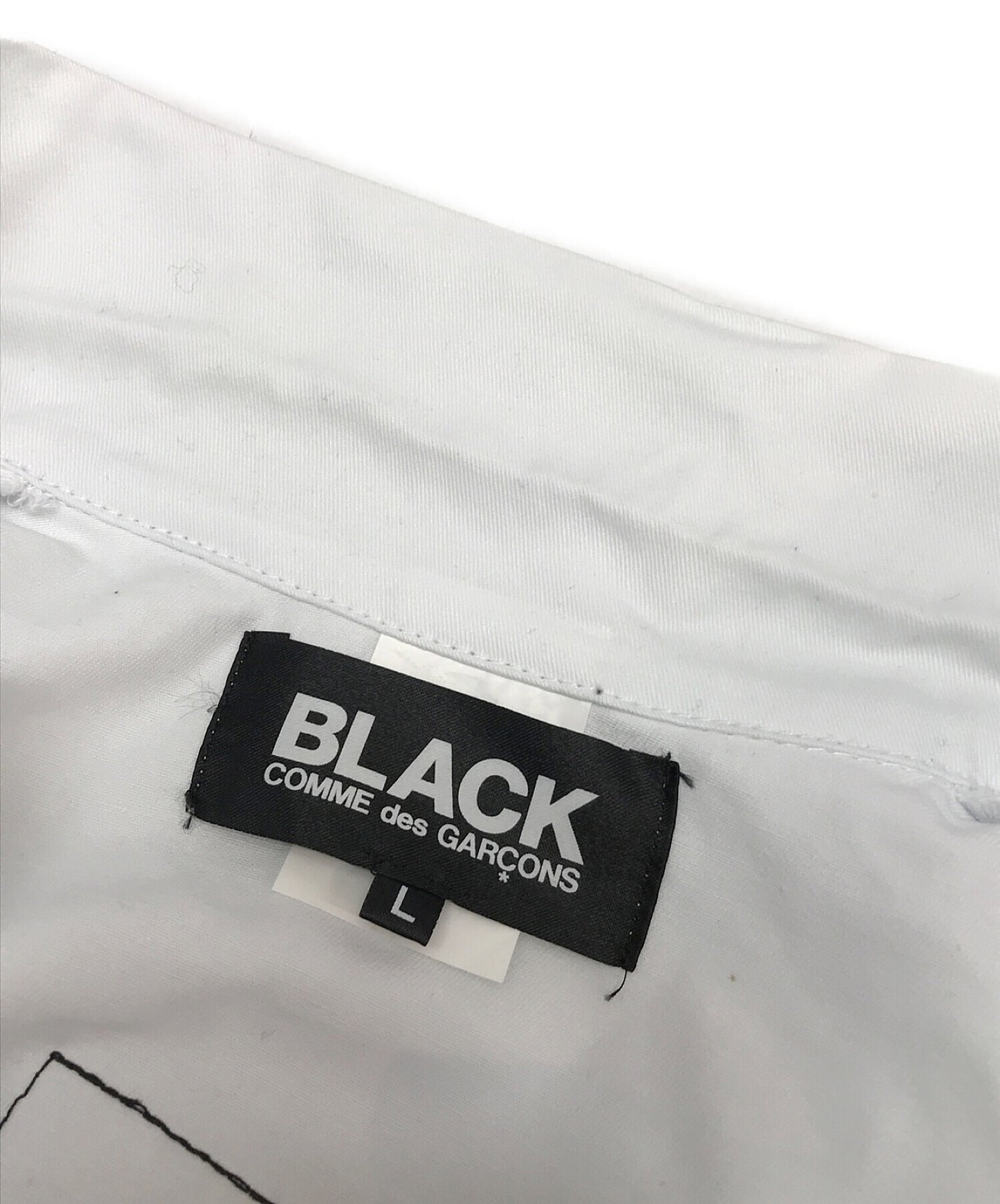 [Pre-owned] BLACK COMME des GARCONS Big Cloth Remake Engineered Coat / Shop Coat 1I-C006
