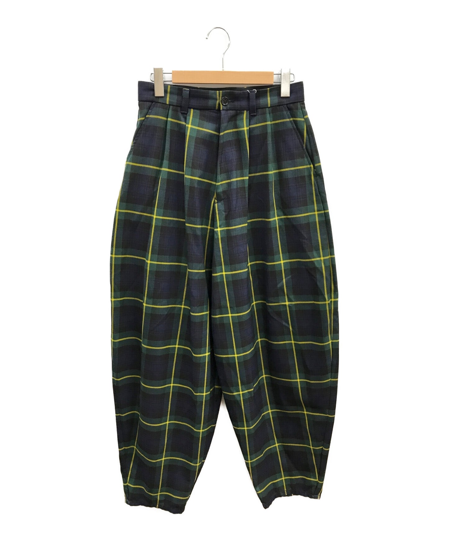 KIDILL Two Tuck Wide Pants/Tapered Pants/Check Pants kl602