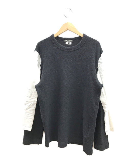 [Pre-owned] COMME des GARCONS HOMME PLUS Docking Crew Neck Knit/Layered Knit PJ-T002