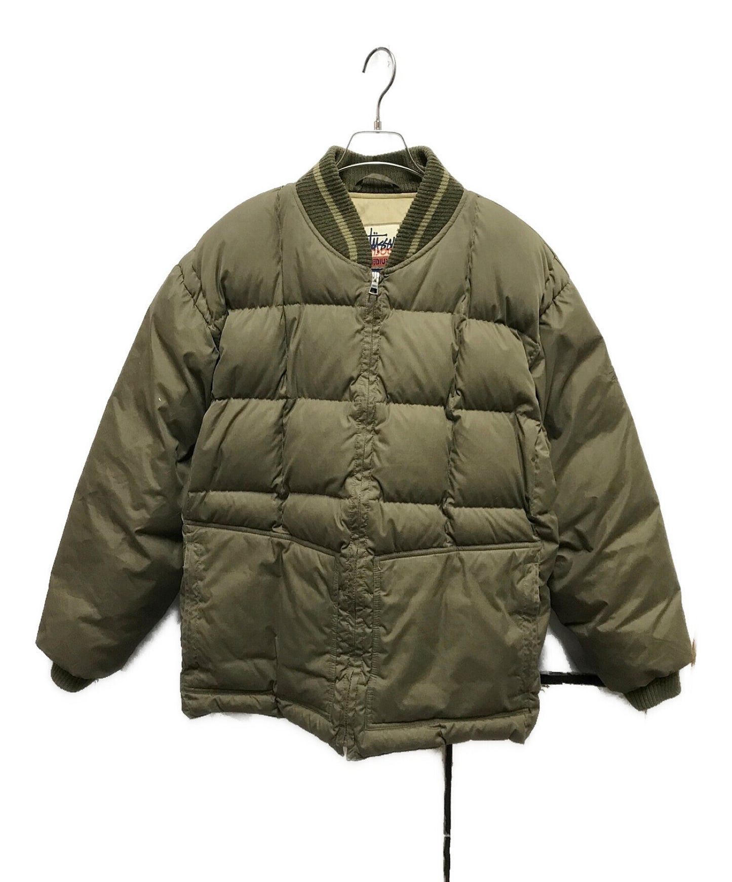 OLD stussy 90's quilted down jacket | Archive Factory