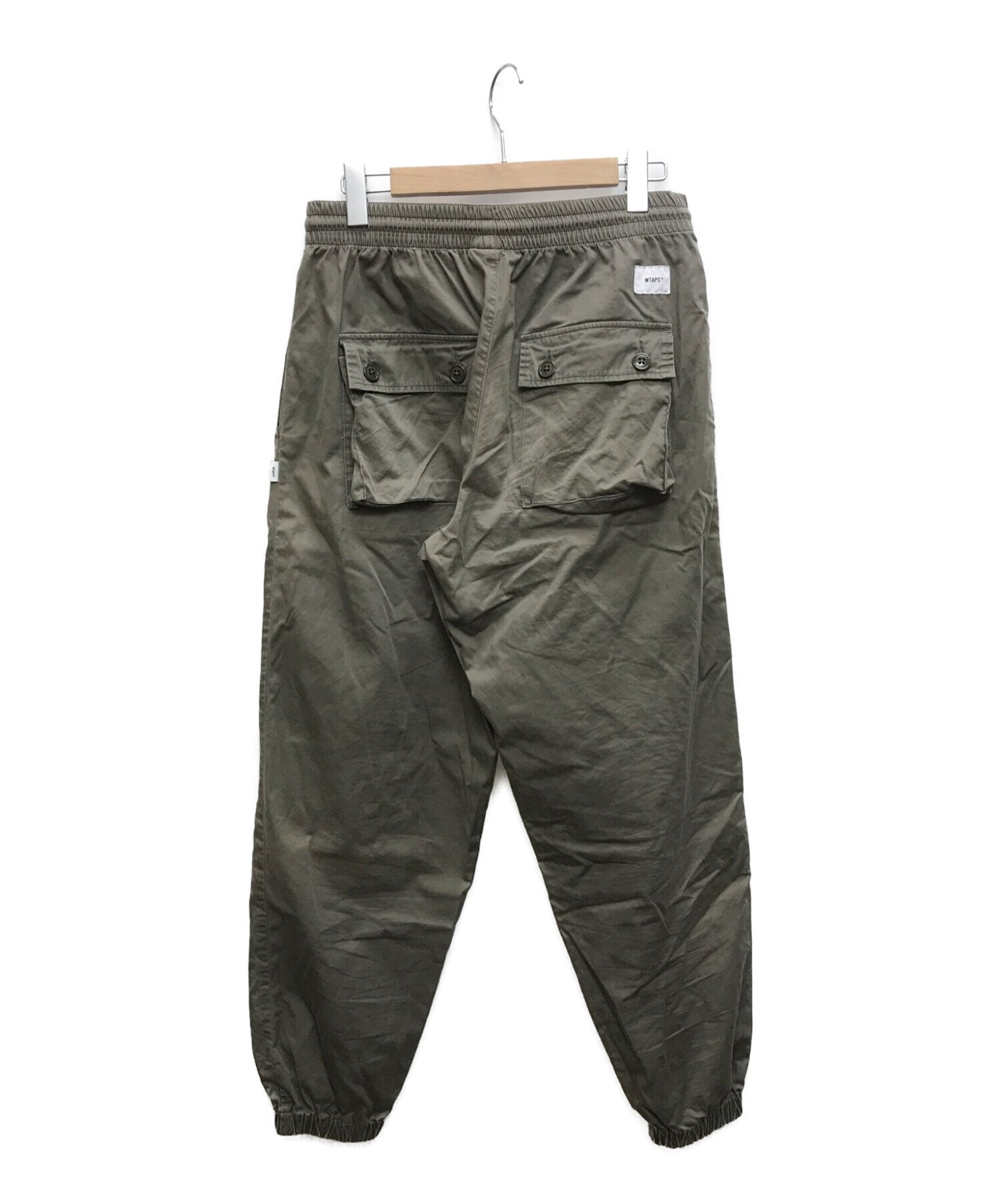 [Pre-owned] WTAPS FROCK/TROUSERS.COTTON.SATIN/Cotton flock trousers  pants/jogger pants 181GWDT-PTM04