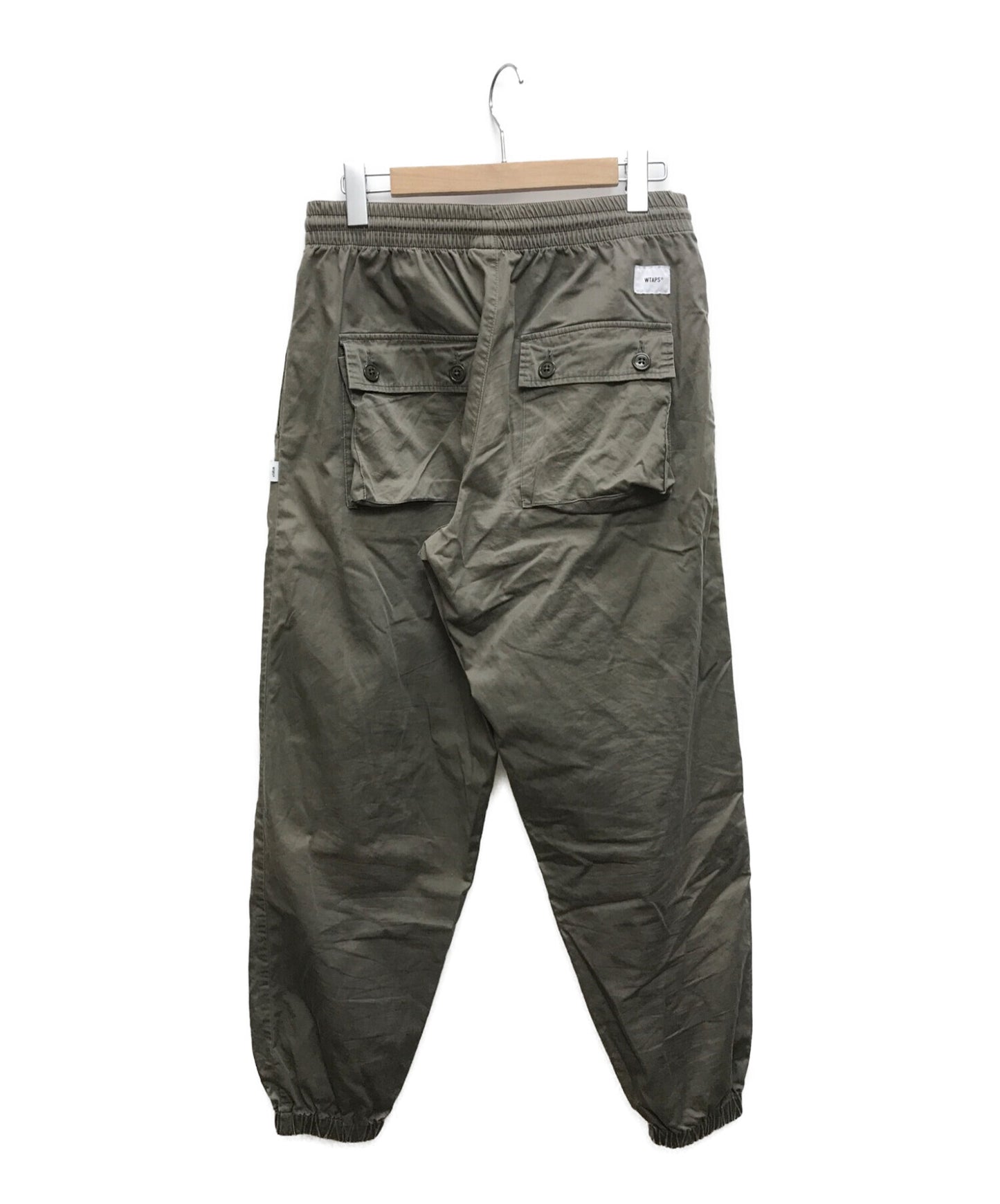 WTAPS Frock/Trousers.cotton.Satin/Cotton 플록 바지 바지/조깅 바지 181GWDT-PTM04