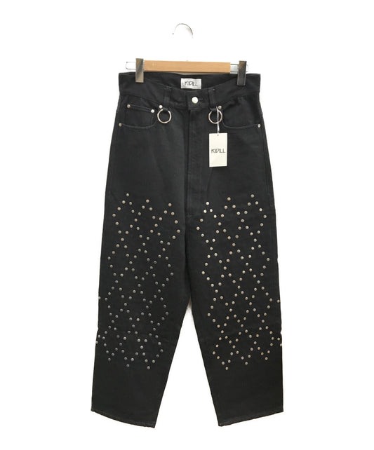 [Pre-owned] KIDILL Denim Pants with Studded Decoration KL545