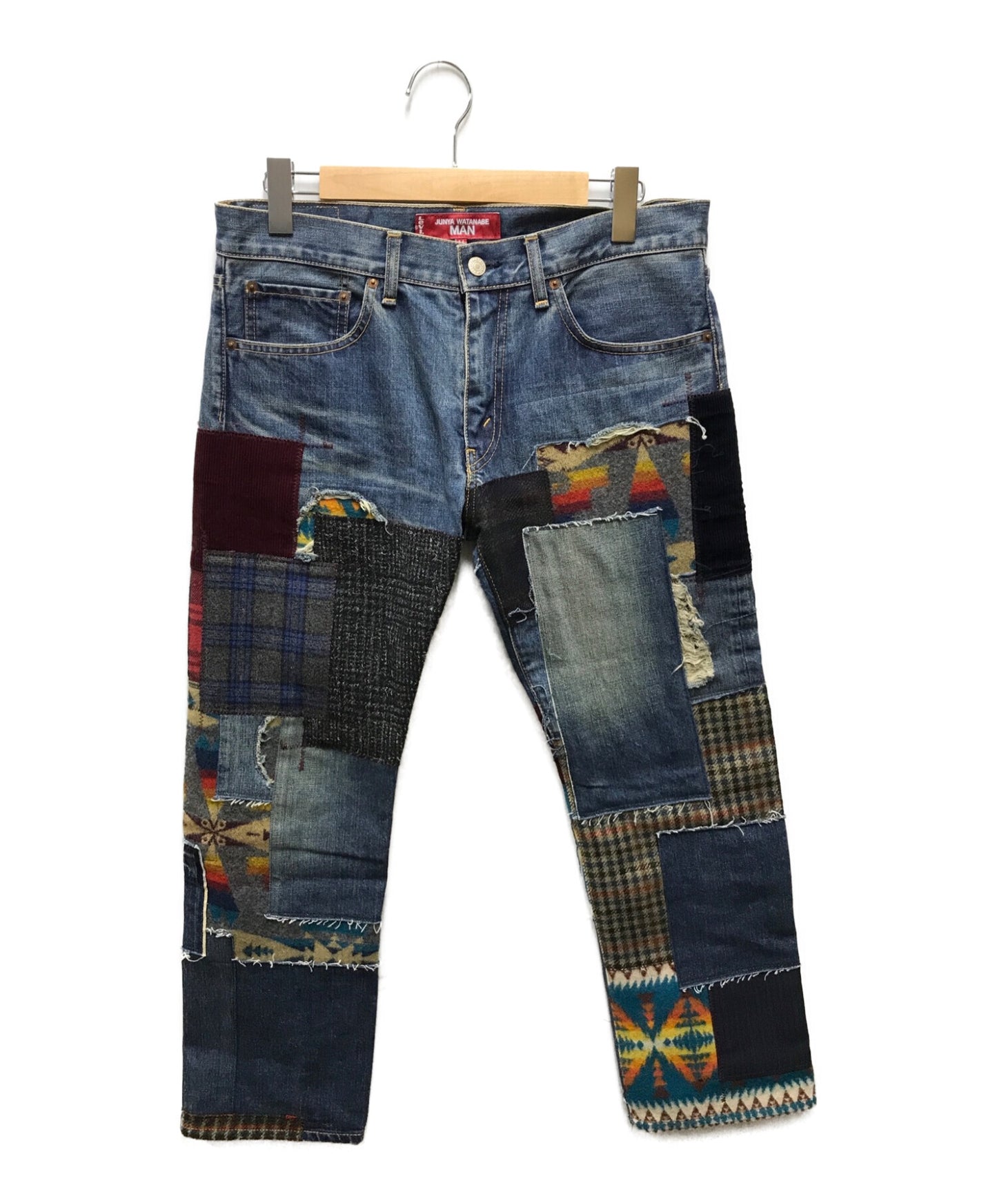 Pre-owned] JUNYA WATANABE MAN patchwork denim pants WJ-P204