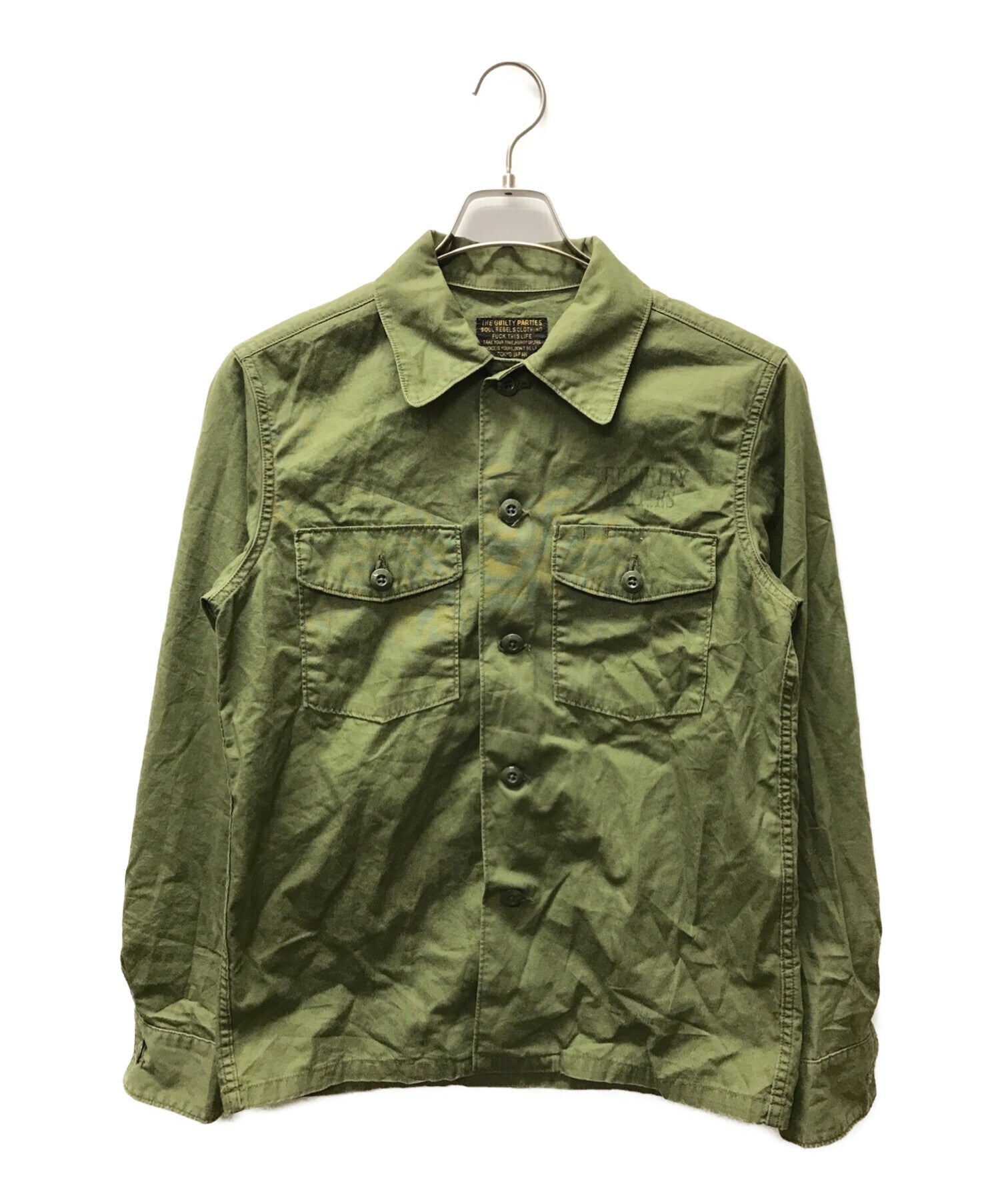 [Pre-owned] WACKO MARIA army shirt