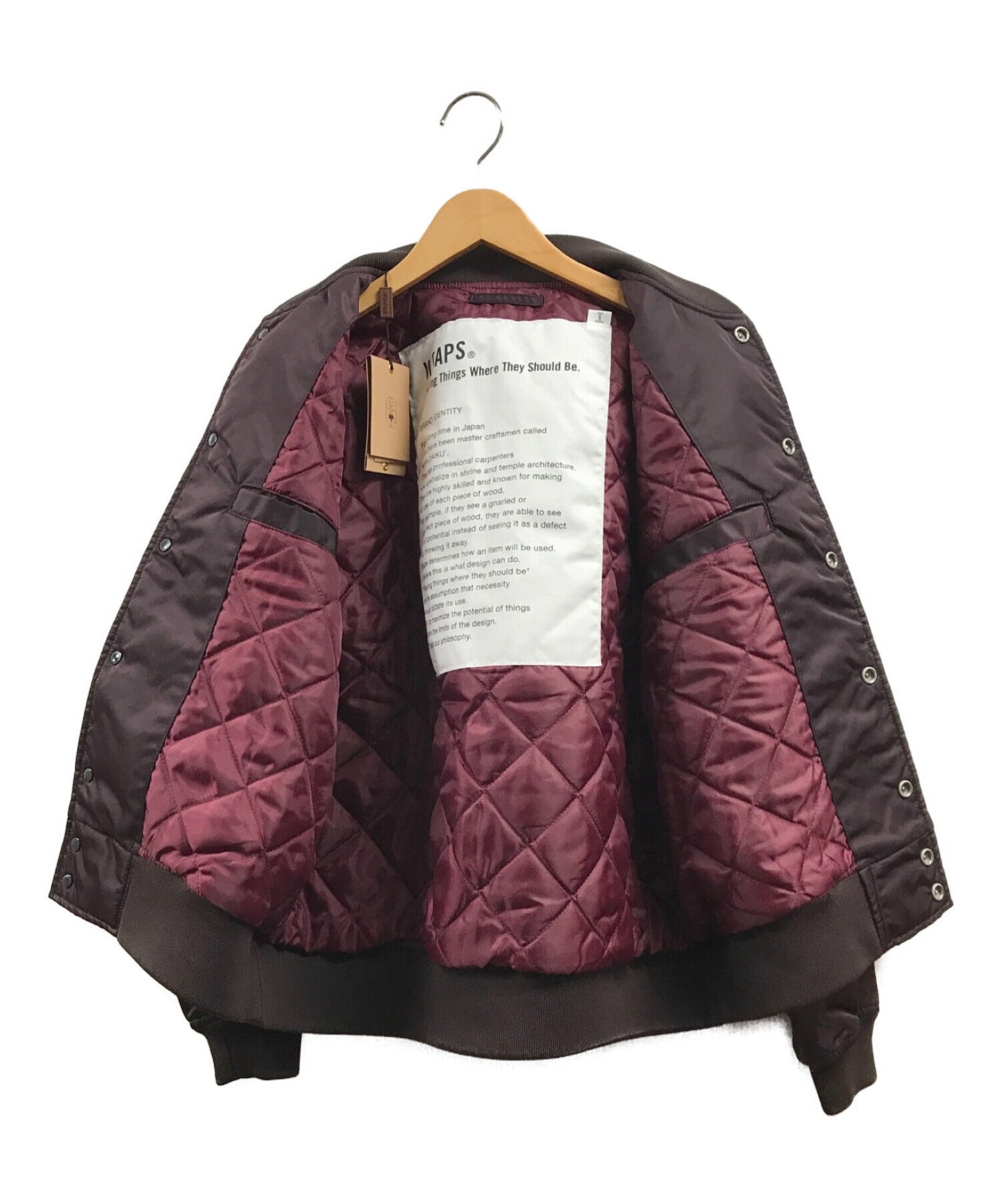 WTAPS (ダブルタップス) 21AW TEAM JACKET NYLON TWILL 212TQDT-JKM01