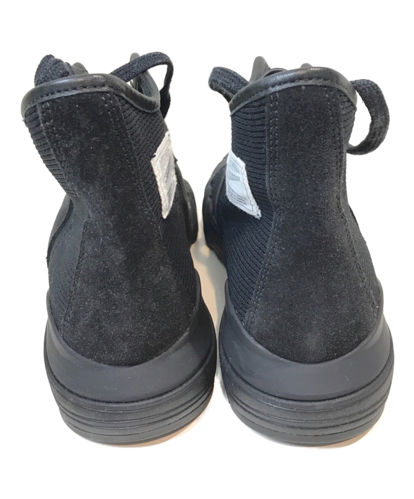 VISVIM LANIER绒面革和皮革编织的高帮运动鞋