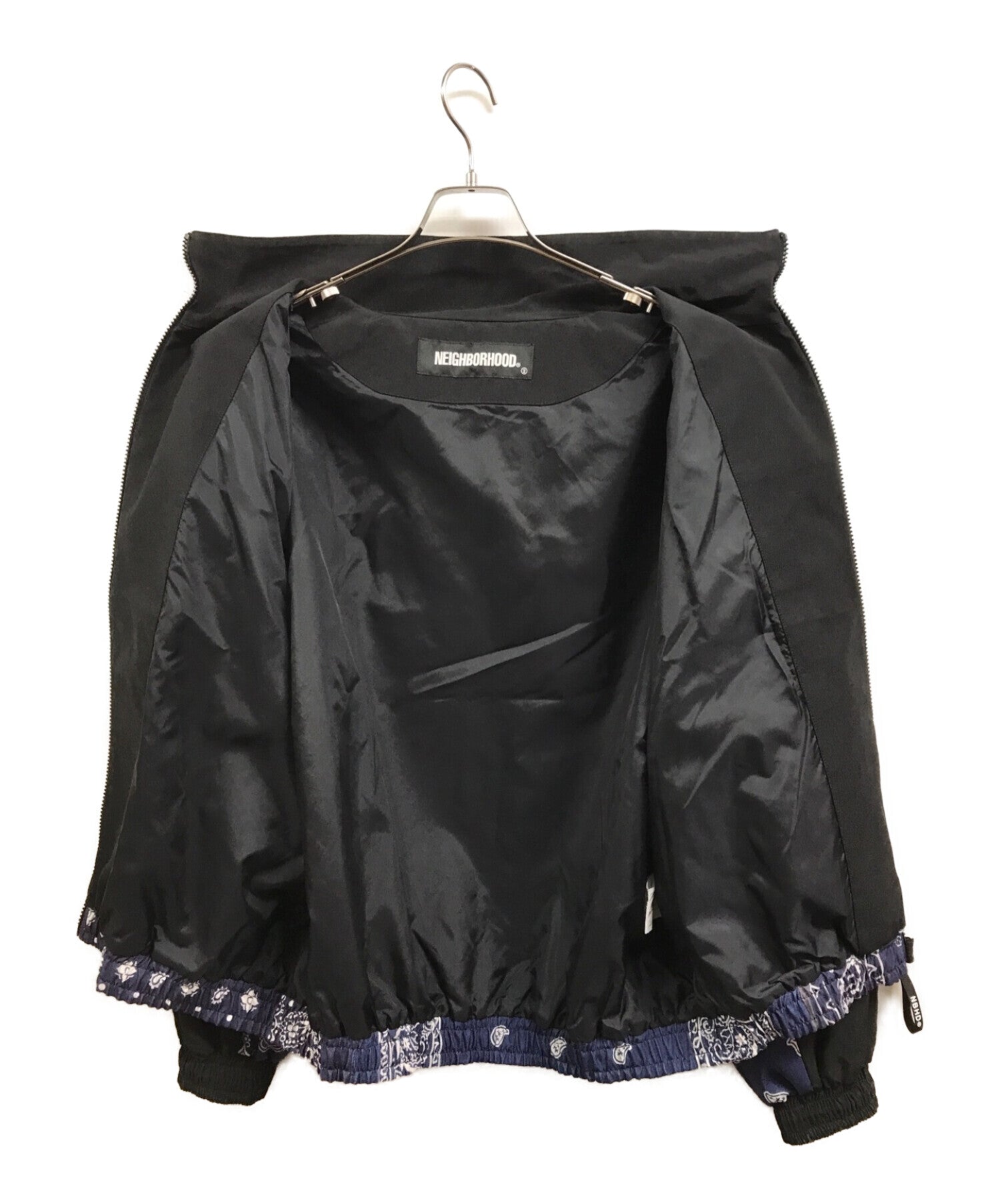 [Pre-owned] NEIGHBORHOOD BANDANA CHOPPED TRACK E-JKT 212AQNG-JKM03