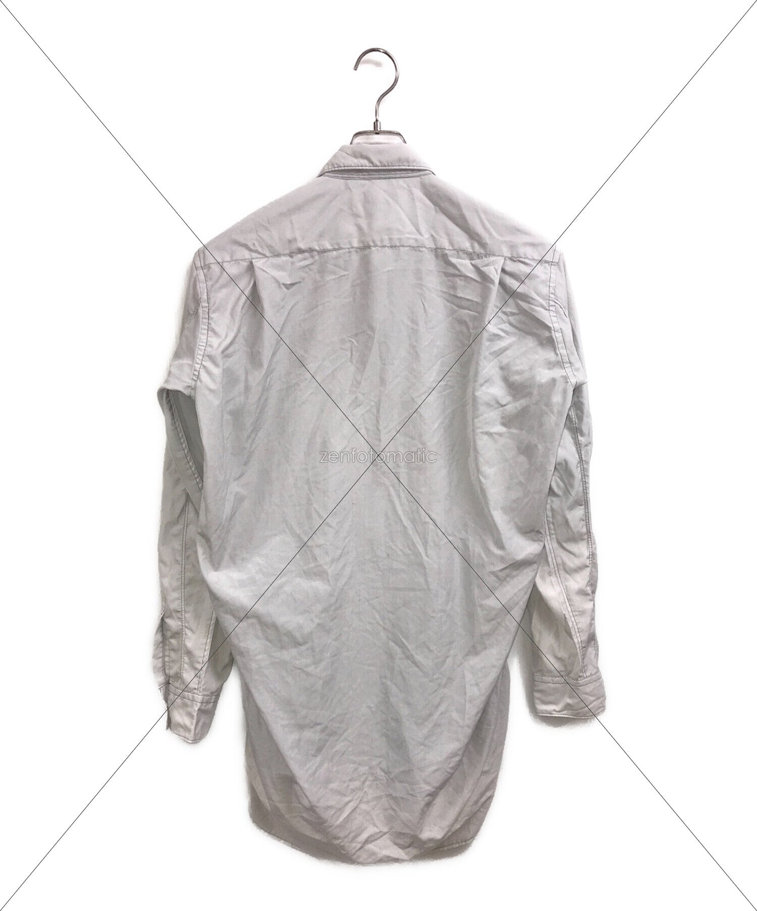 COMME des GARCONS HOMME PLUS 22AW Shrunken-fiber cutout shirt PJ-B016