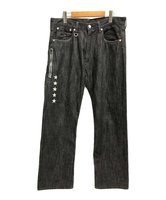 [Pre-owned] Levi's Fenom Fragment Design 5 Star Painted Denim Pants Thunder Mark FM20L-0020