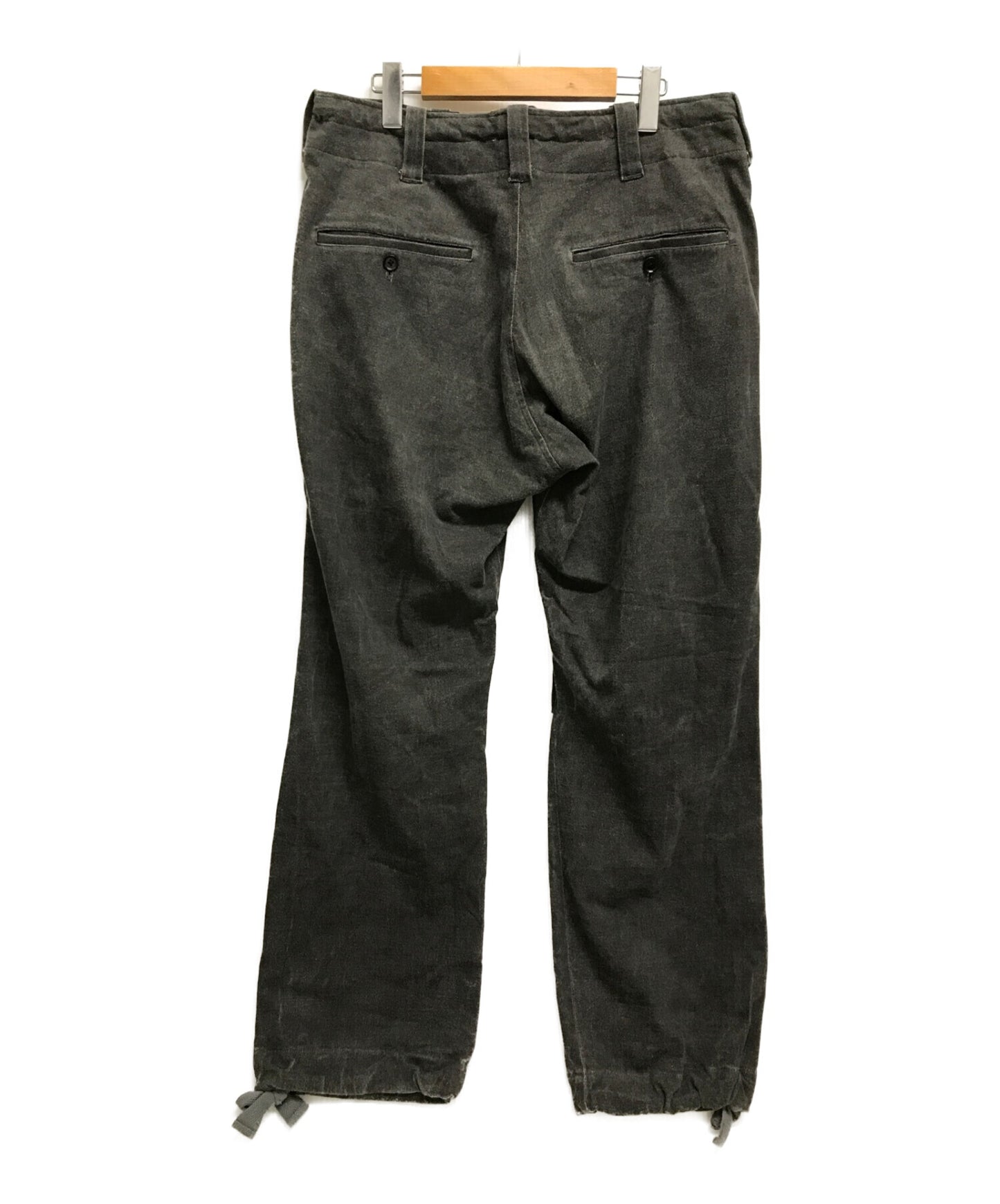 [Pre-owned] Y's Zip design straight pants Drawcord processing Jogger MR-P10-051