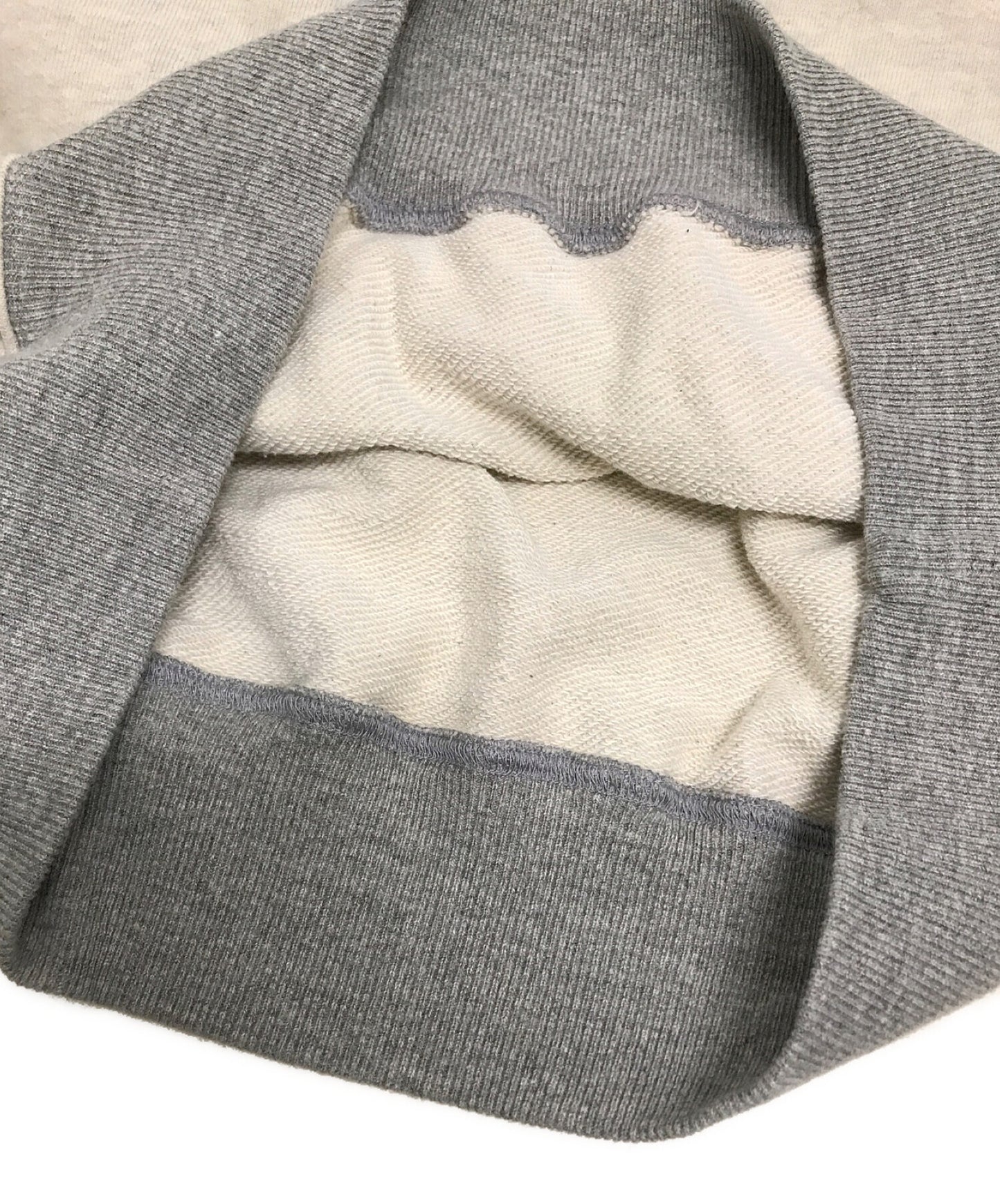 [Pre-owned] KAPITAL TOP Lined Fur Dolman Sweatshirt PIANO STATE Print Sweatshirt Cut and Sewn EK-1131