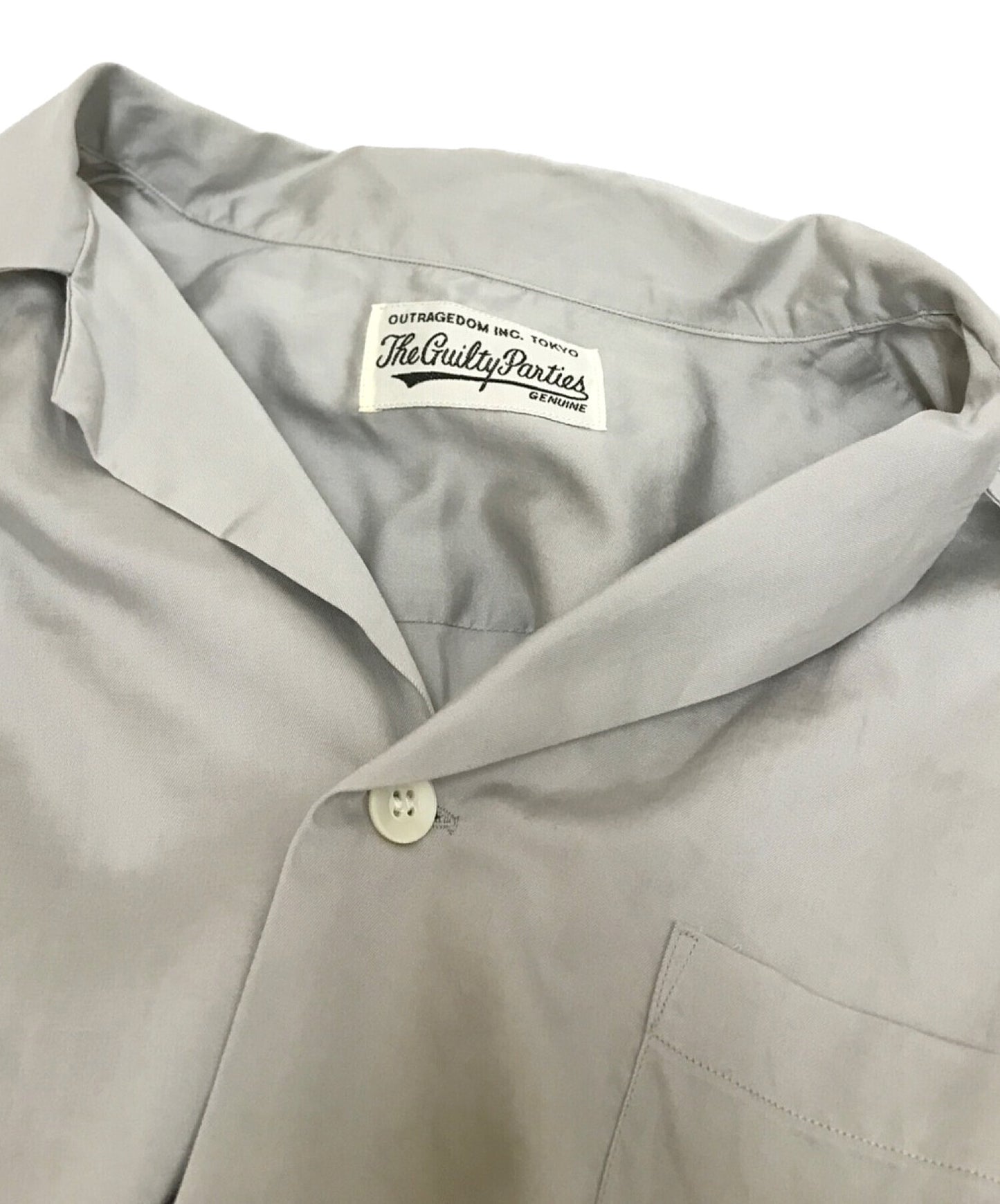 [Pre-owned] WACKO MARIA Mafia Shirt Open Collar Shirt Open Collar Patch