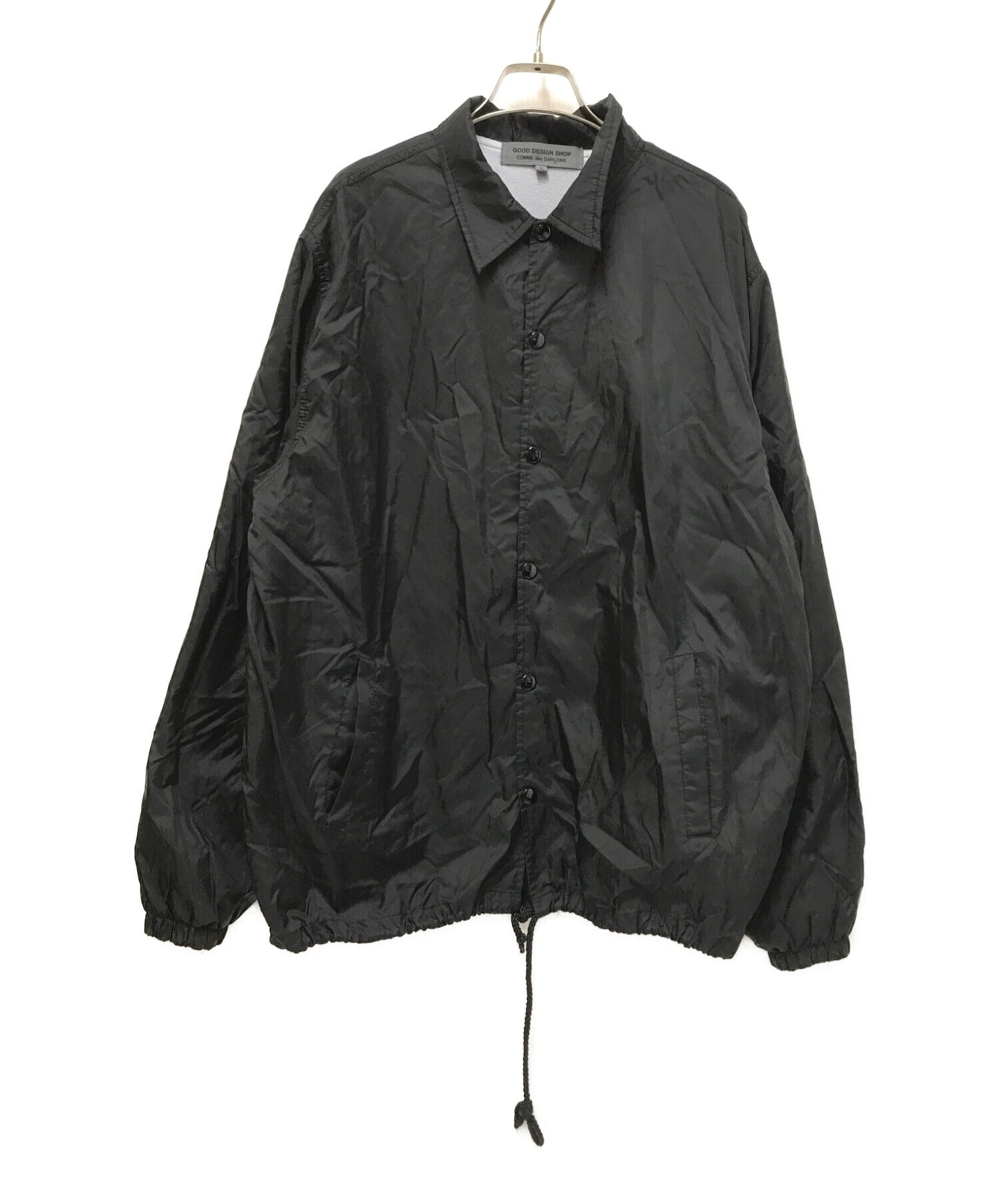 [Pre-owned] GOOD DESIGN SHOP COMME des GARCONS Logo Print Coach Jacket Nylon Shirt Jacket IS-J002