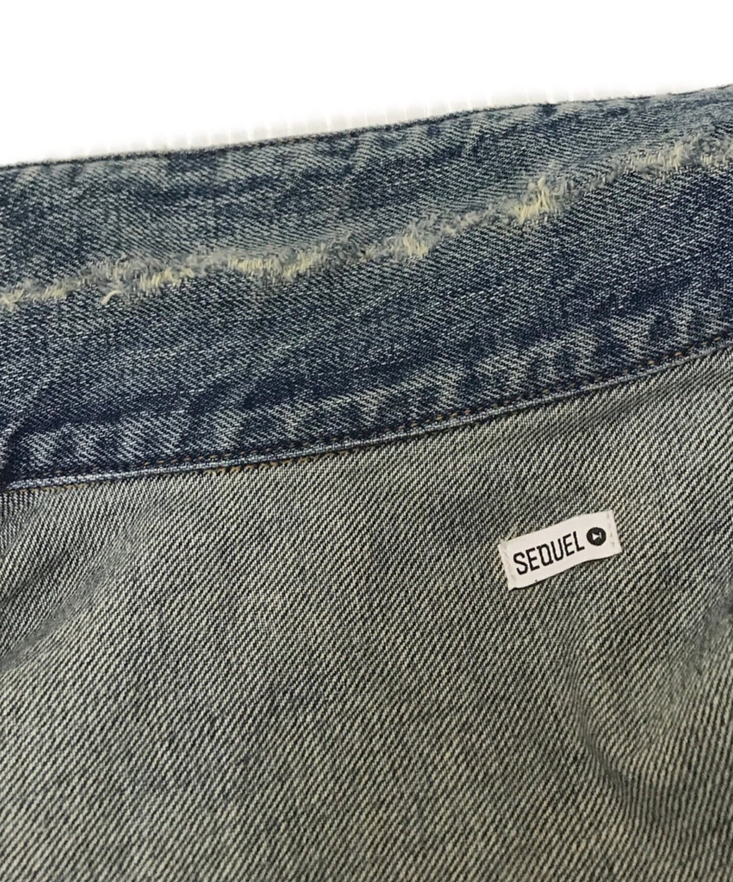 SEQUEL 2nd Damaged Denim Jacket Popular Collaboration Regular