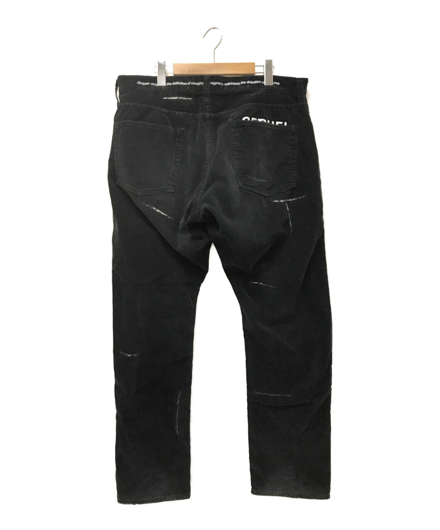 SEQUEL Fragment DAMEGED PANTS L 定価以下 新品デニム/ジーンズ ...