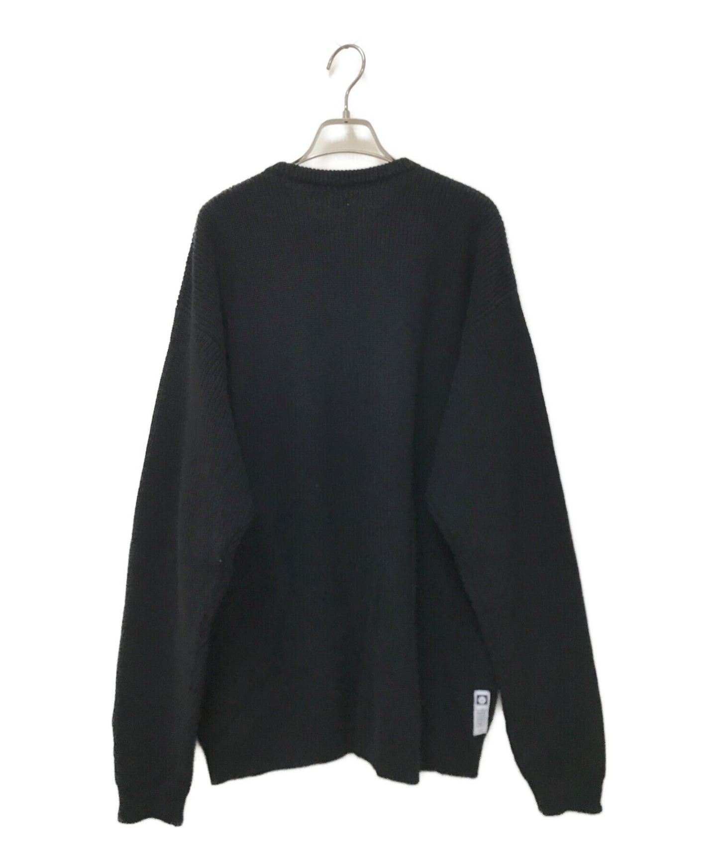 [Pre-owned] SEQUEL Crew neck knit, logo, popular, rare, sold out immediately model SQ-22AW-KN-02