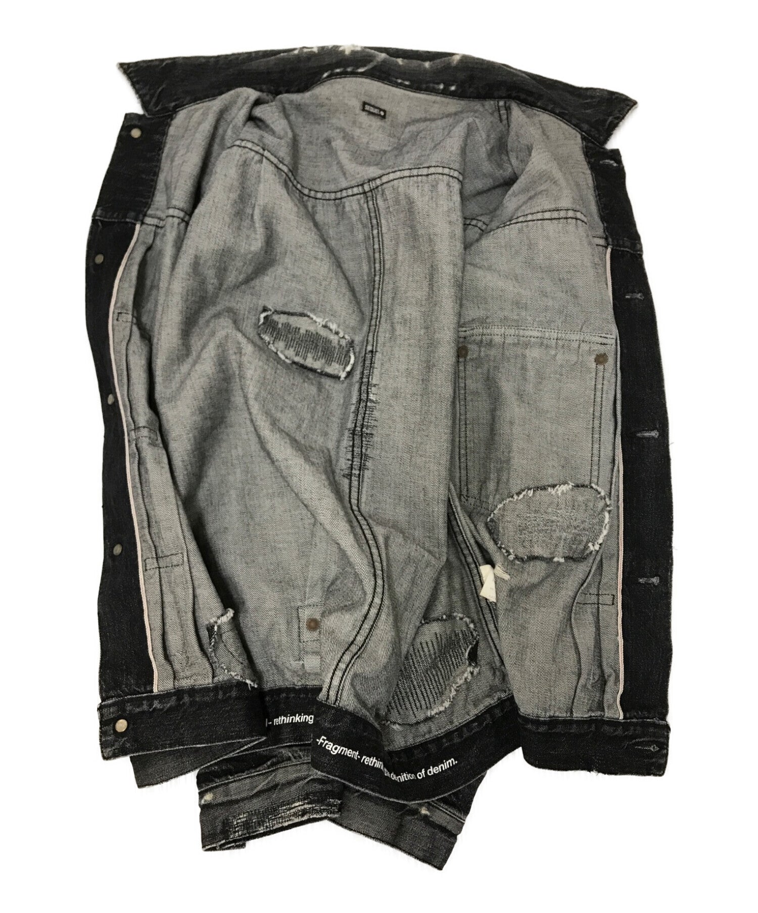 [Pre-owned] SEQUEL DAMAGE DENIM JACKET Jacket Damaged Street SQ-22SS-JK-02