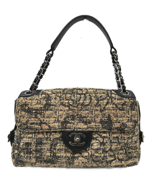 Chanel Iconic Print Tweed Chain Bag Bag 10363554