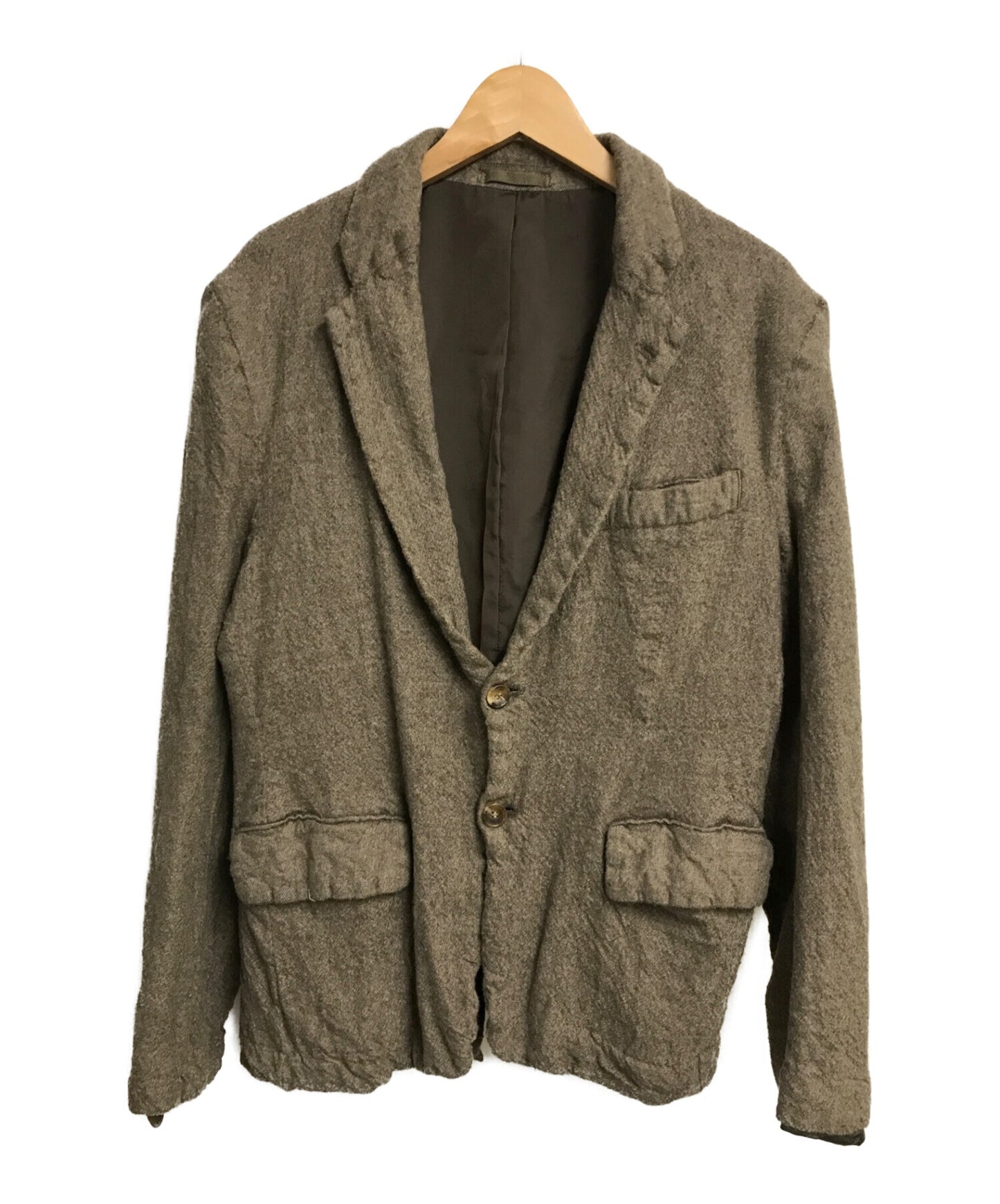 Comme des Garcons Homme Wool Shrunken Jacket HT-J025
