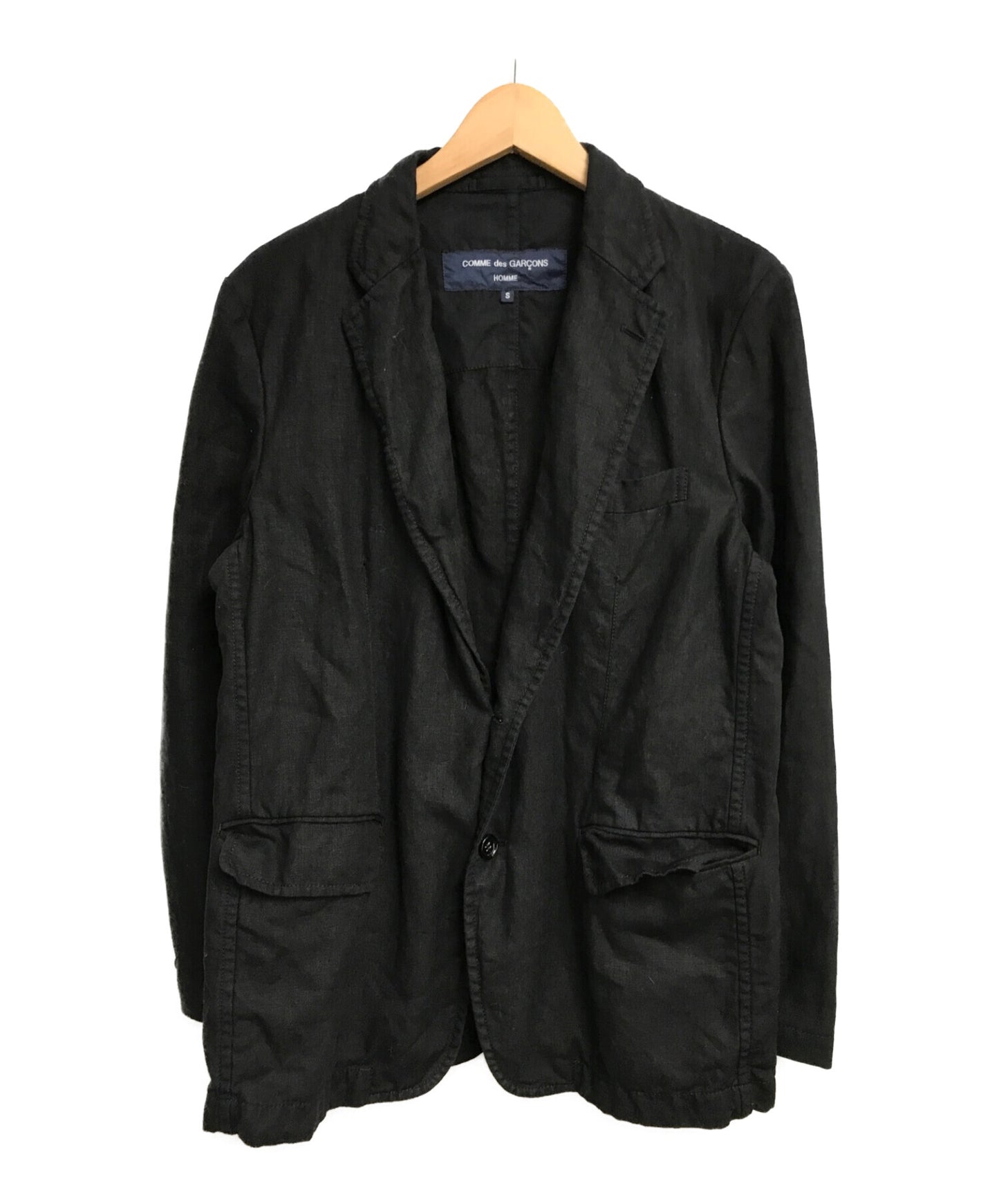Comme des Garcons Homme Linen 맞춤형 재킷 HA-J093