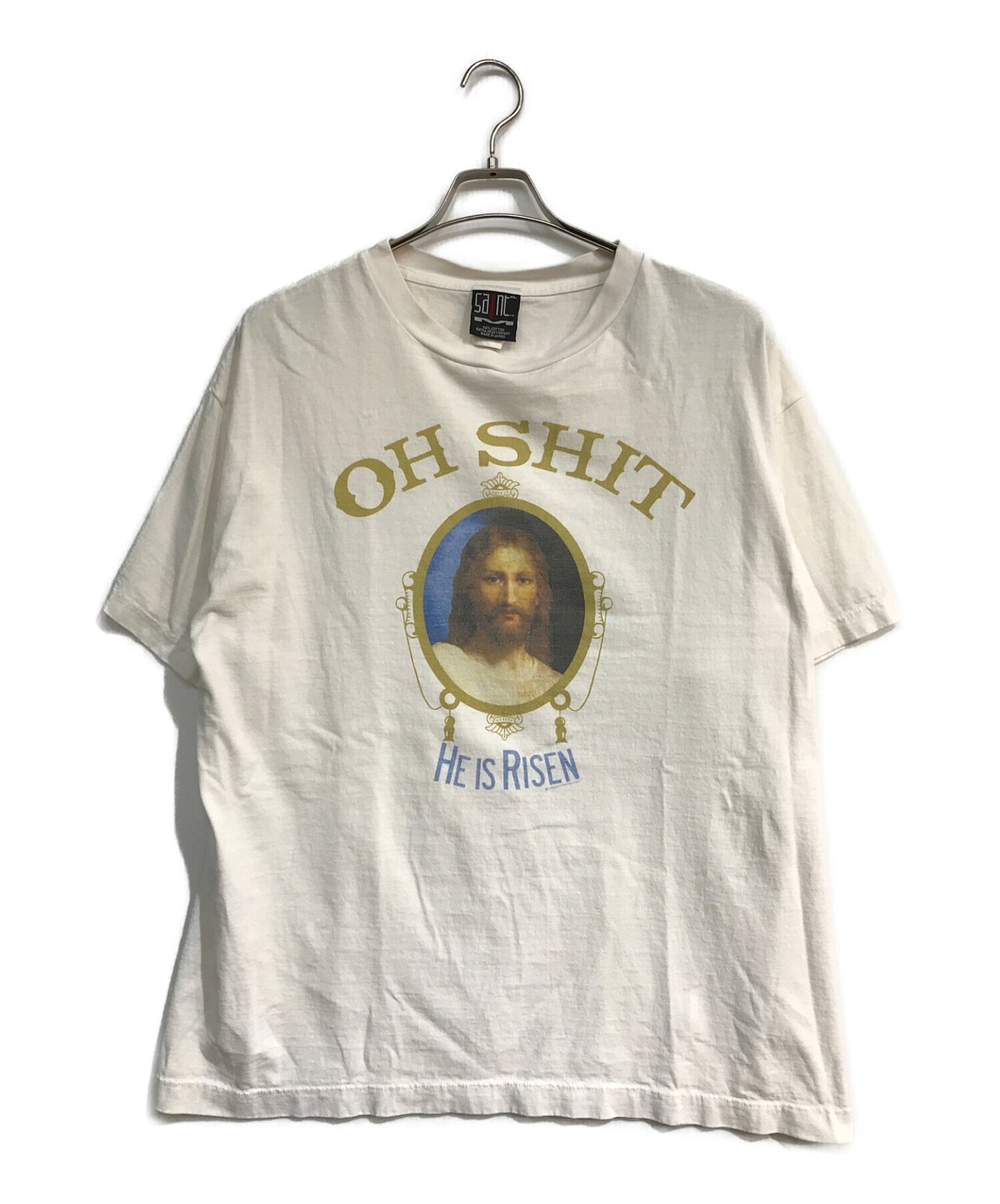 [Pre-owned] SAINT MICHAEL SS T-shirt OH SHIT SM-A22-0000-003 SM-A22-0000-003
