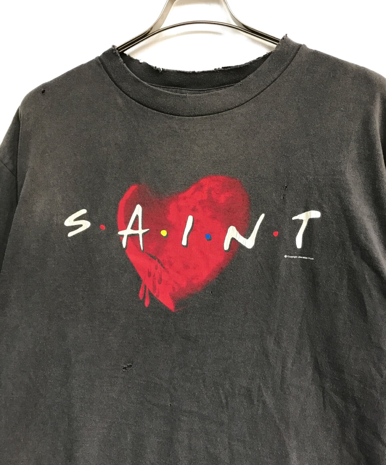 SAINT MICHAEL HEART T-shirt SM-A22-0000-004 Heart T-shirt SM-A22