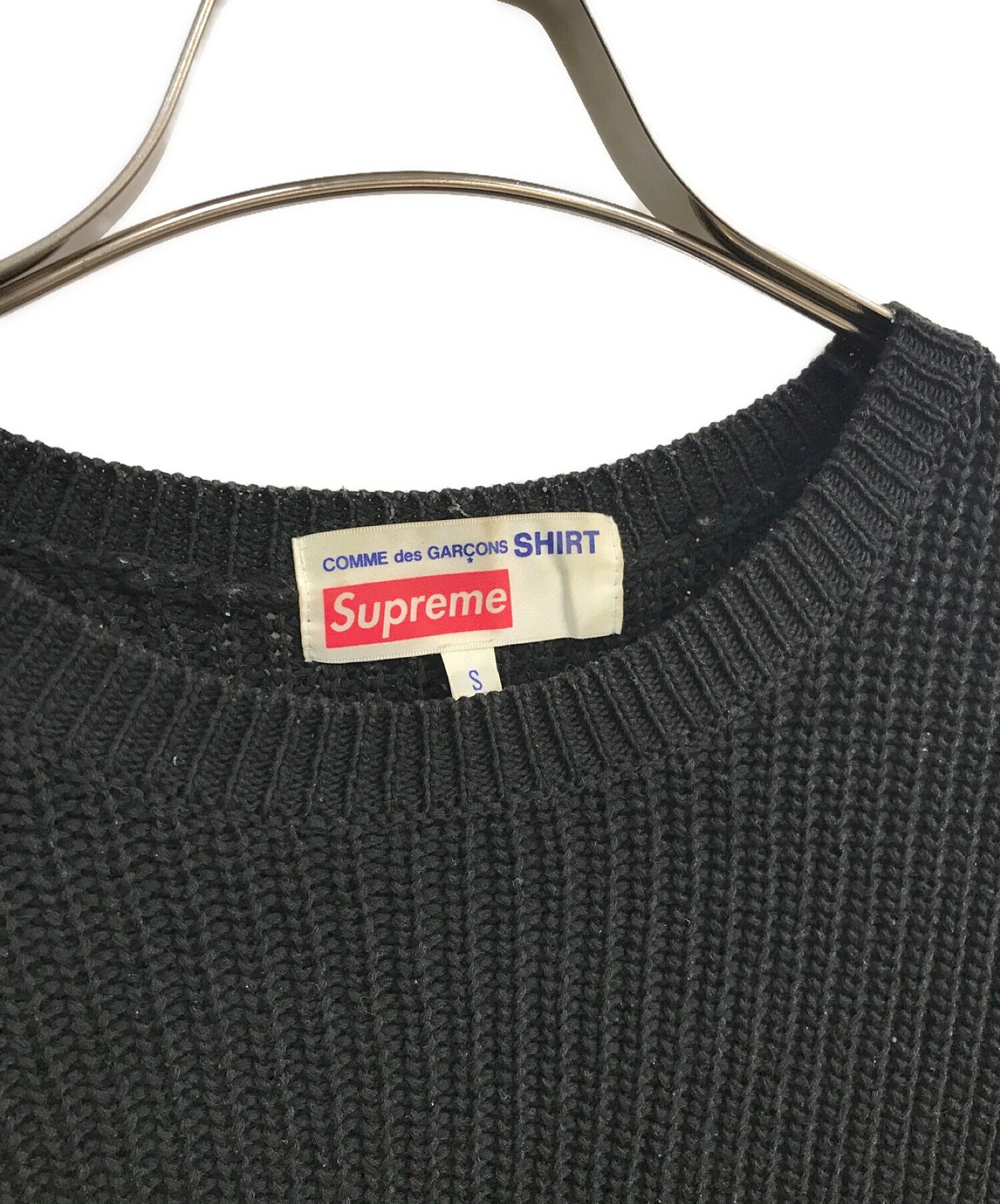 [Pre-owned] Supreme × COMME des GARCONS SHIRT Logo Paint Crew Neck Sweater