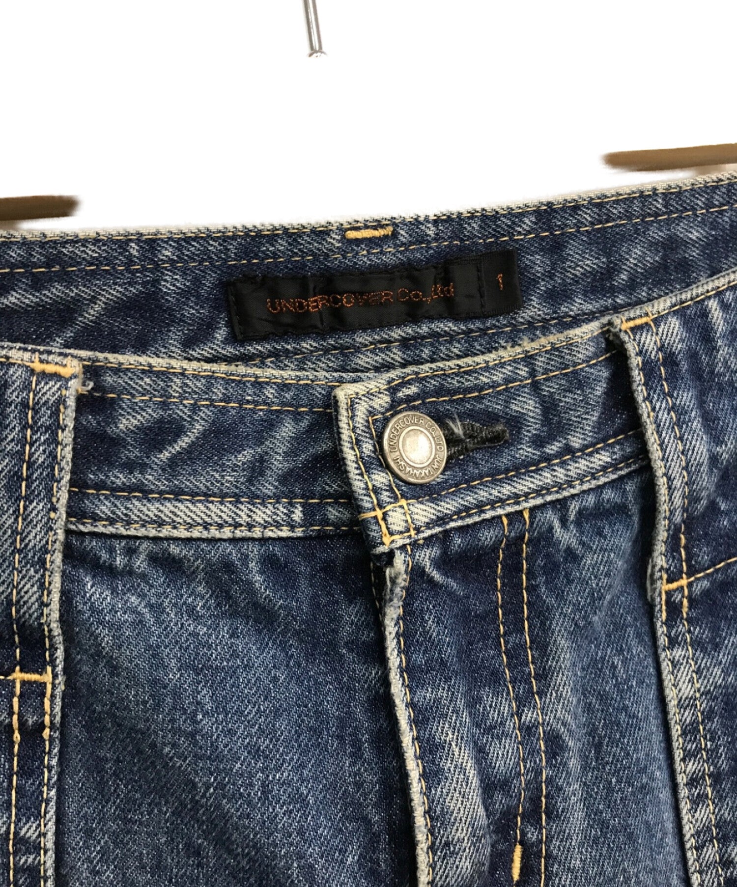 [Pre-owned] UNDERCOVER 06ss T period docking denim pants