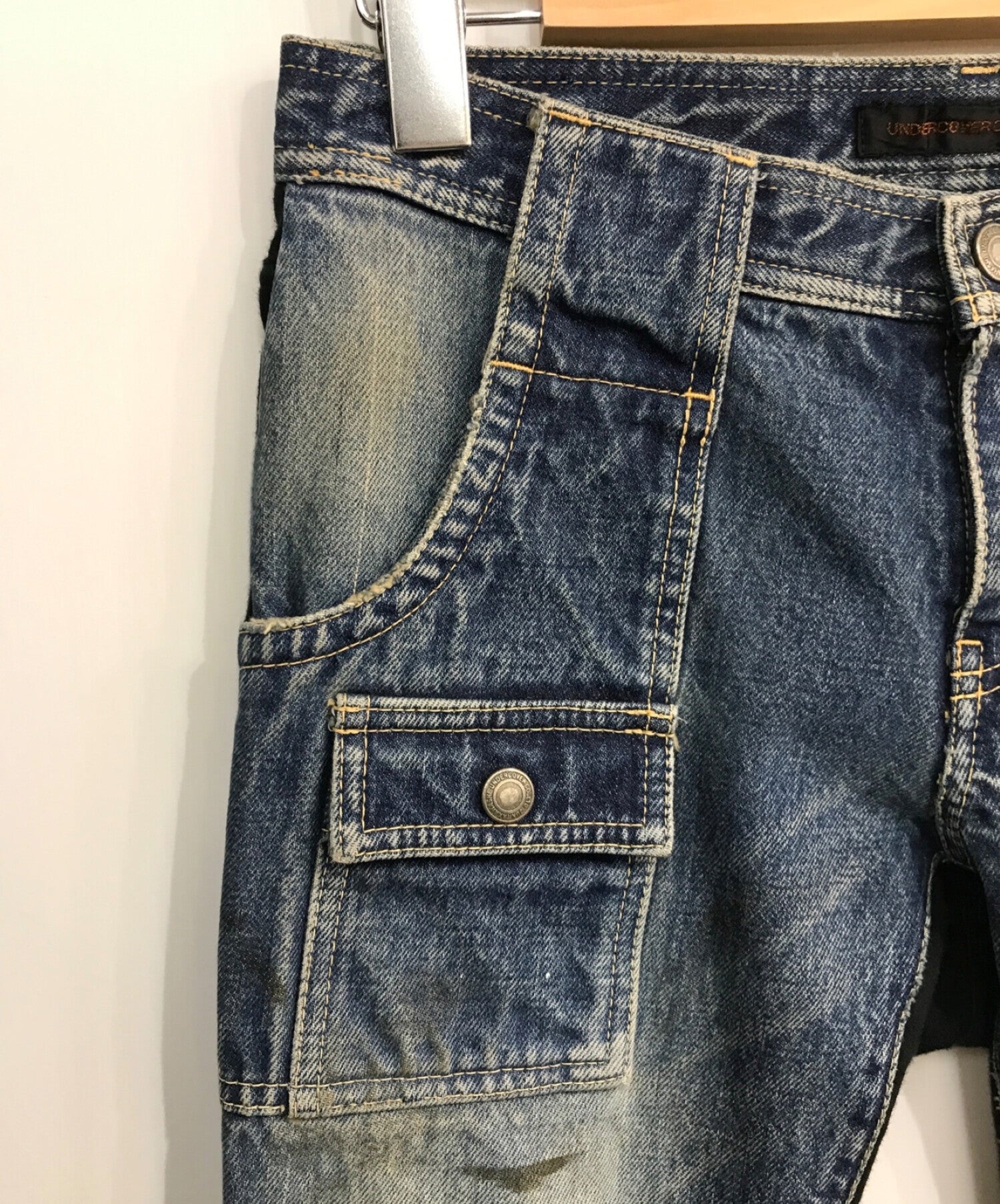 UNDERCOVER 06ss T period docking denim pants