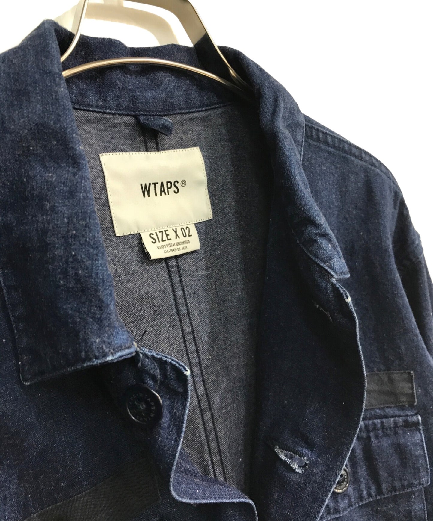 wtaps buds ls 03/ เสื้อ. cotton.denim 172wvdt-shm02 172wvdt-shm02