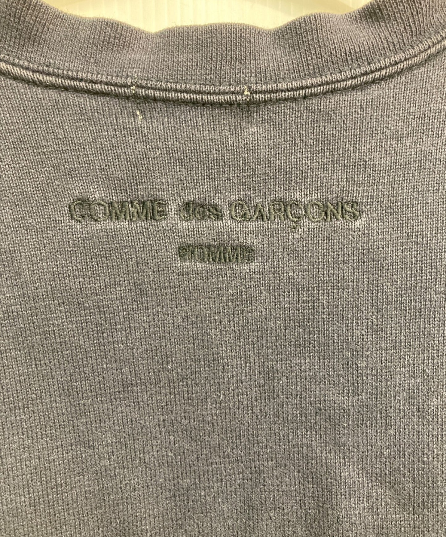 COMME des GARCONS HOMME 80s-90s Back Embroidery Logo Crewneck Sweatshirt  Tanaka Om