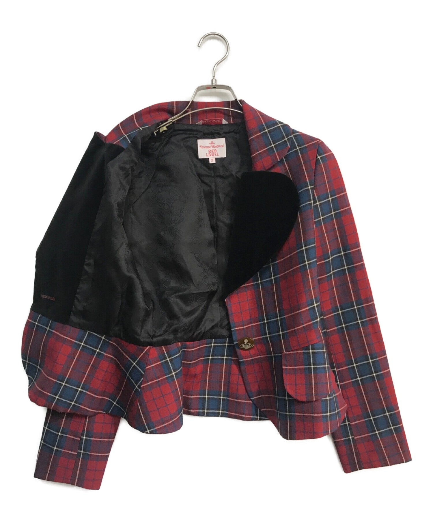 Vivienne Westwood Red Label Tartan Plaid Love Jacket 16-01-452005 16-0 –  Archive Factory