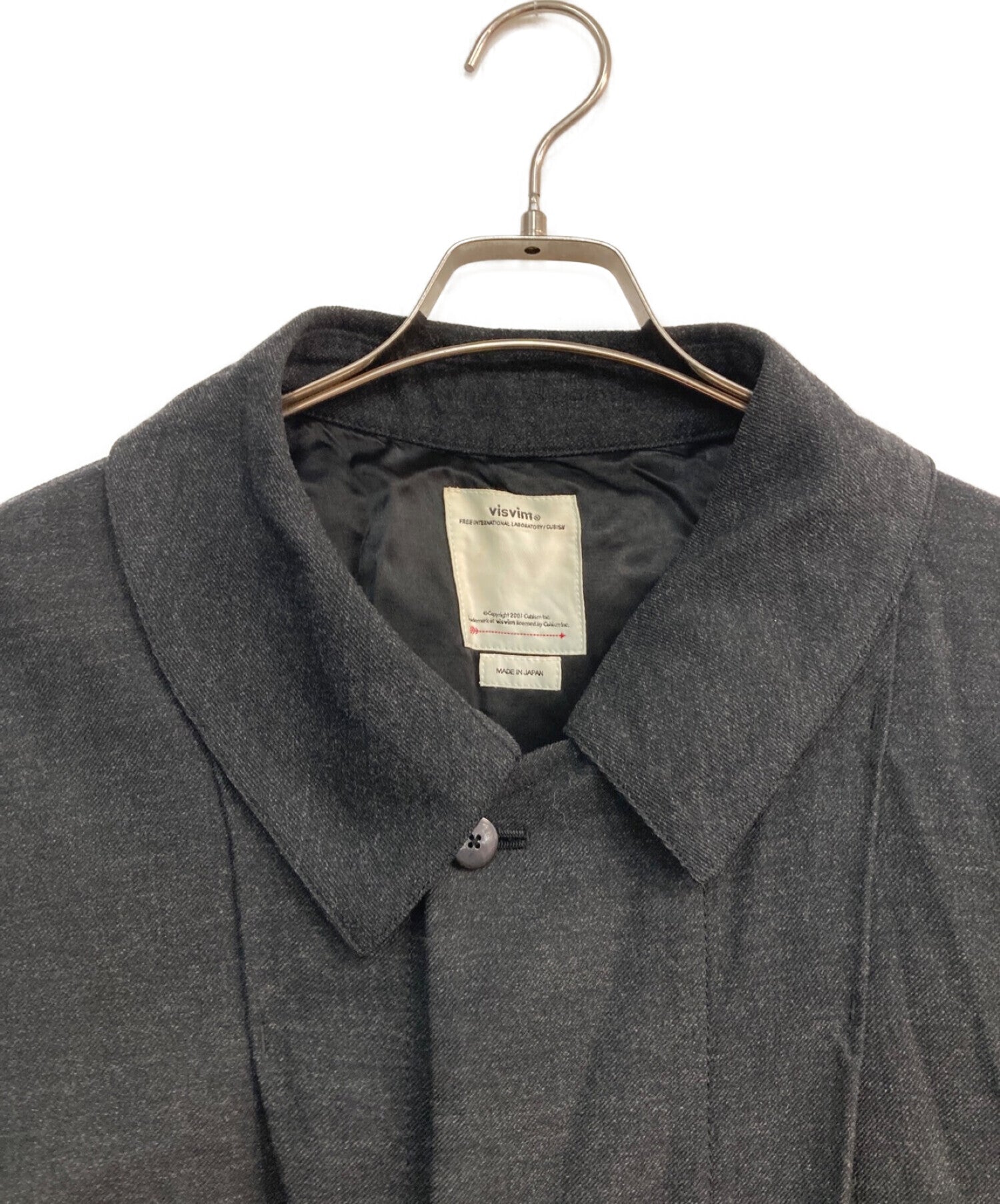 VISVIM AYRES COAT NELL 0118205013017 gray 0118205013017