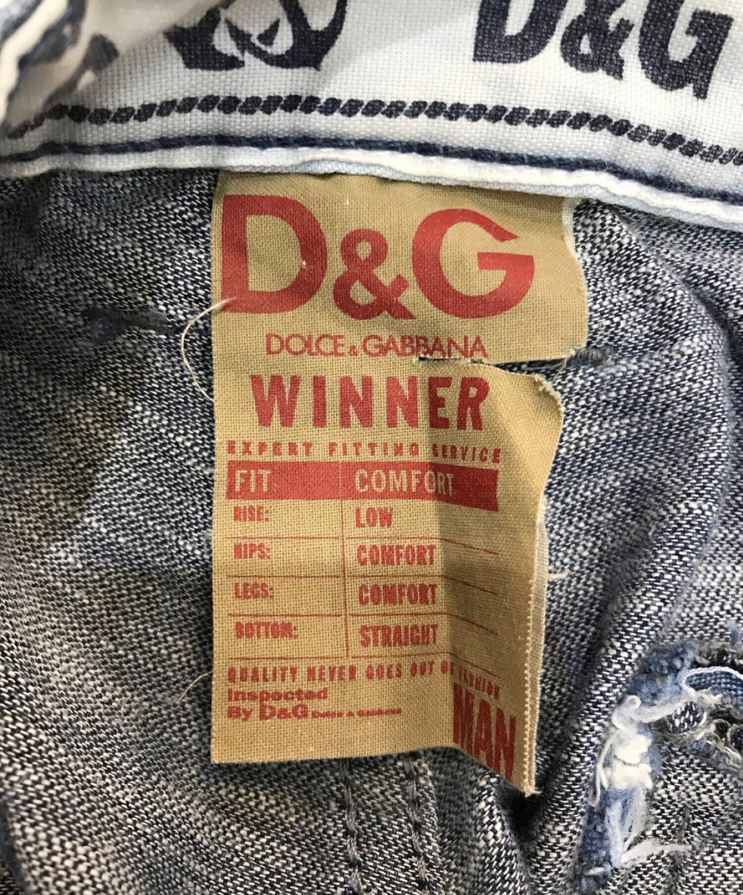 Pre-owned] D&G DOLCE & GABBANA Denim Flight Cargo Pants – Archive Factory