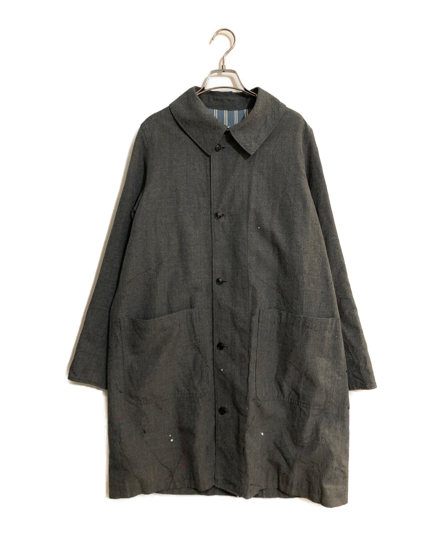 [Pre-owned] VISVIM GREASE MONKEY COAT(W/L) Paint Finish Coat/Grease Monkey Coat 0120205013010