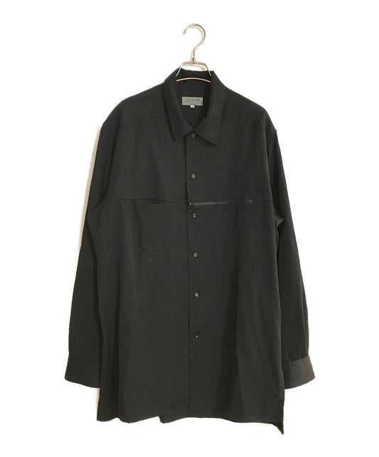 [Pre-owned] Yohji Yamamoto pour homme wool gabardine shirt HF-B36-169