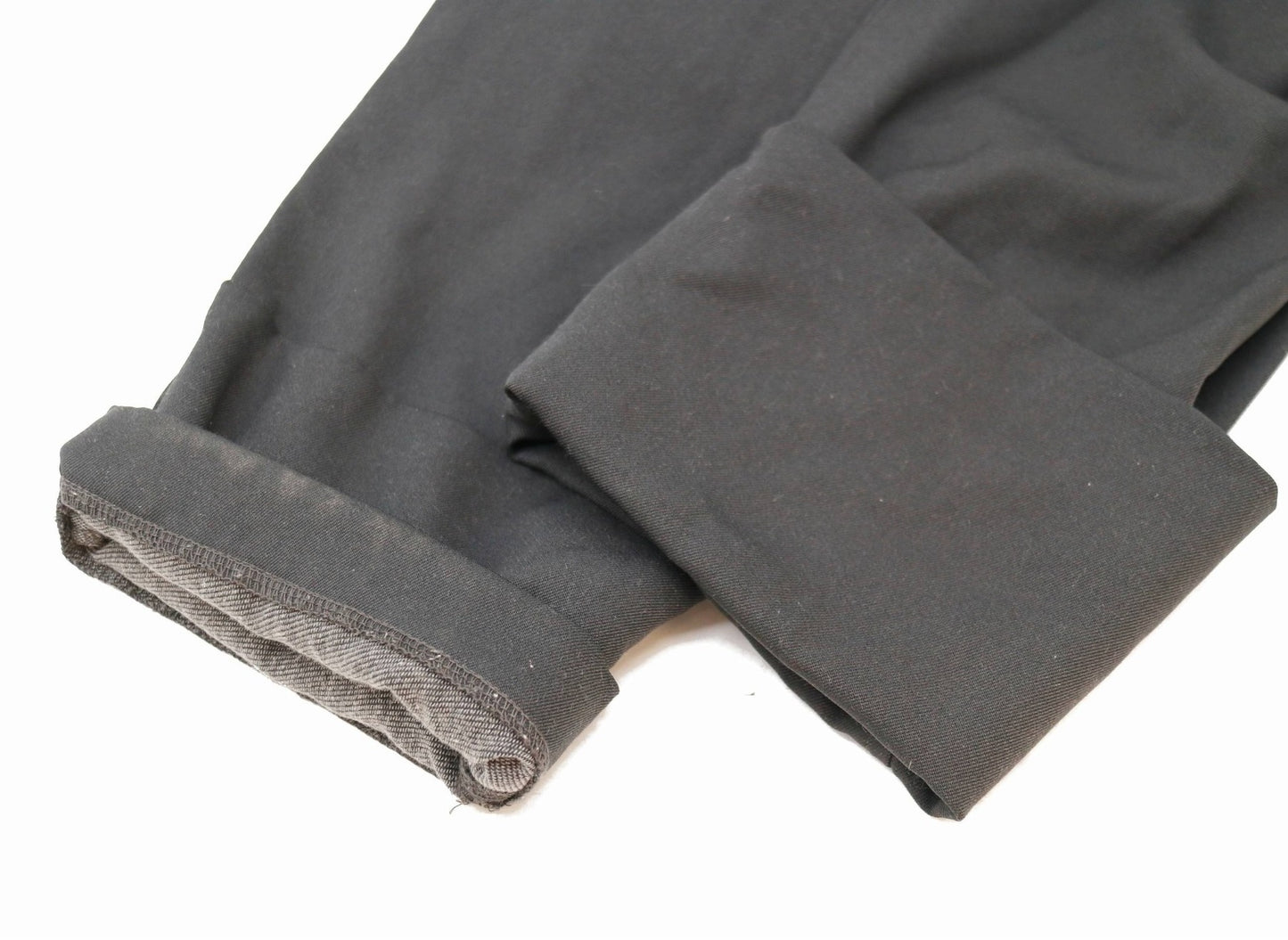 [Pre-owned] BLACK COMME des GARCONS Poly shrink-wrap roll-up pants 1K-P006