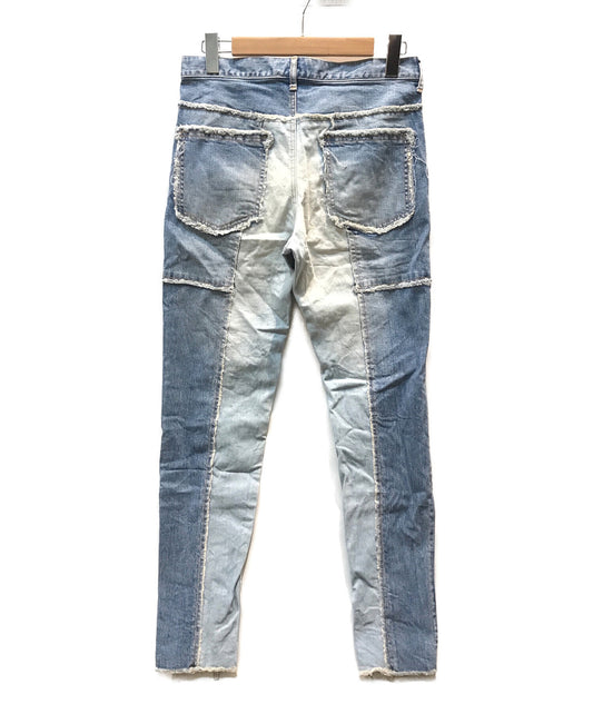 [Pre-owned] JohnUNDERCOVER 18AW Cut-off Stretch Denim Pants JUV4505-1