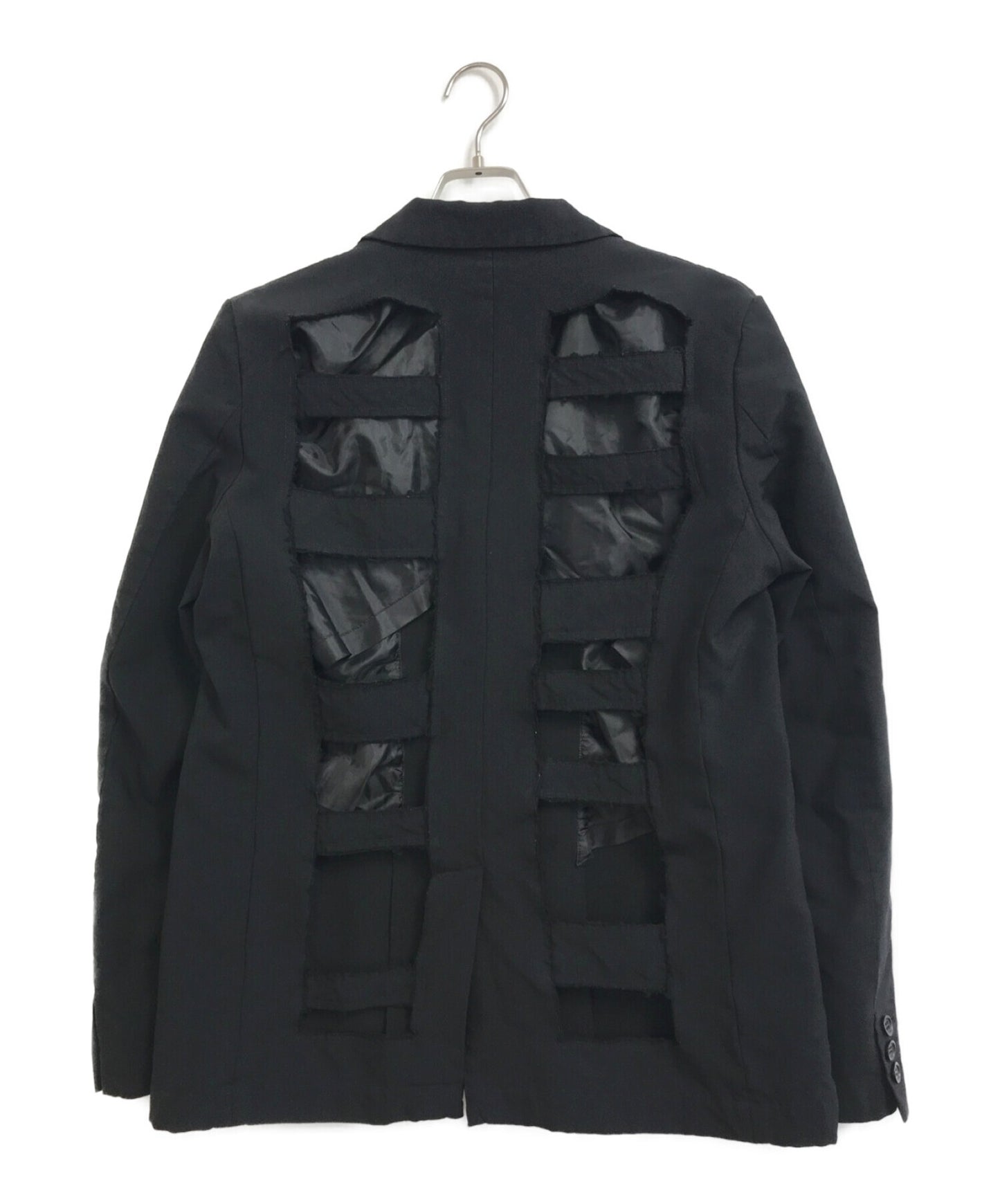 黑色COMME DES GARCONS CUTHET夾克1A-J012
