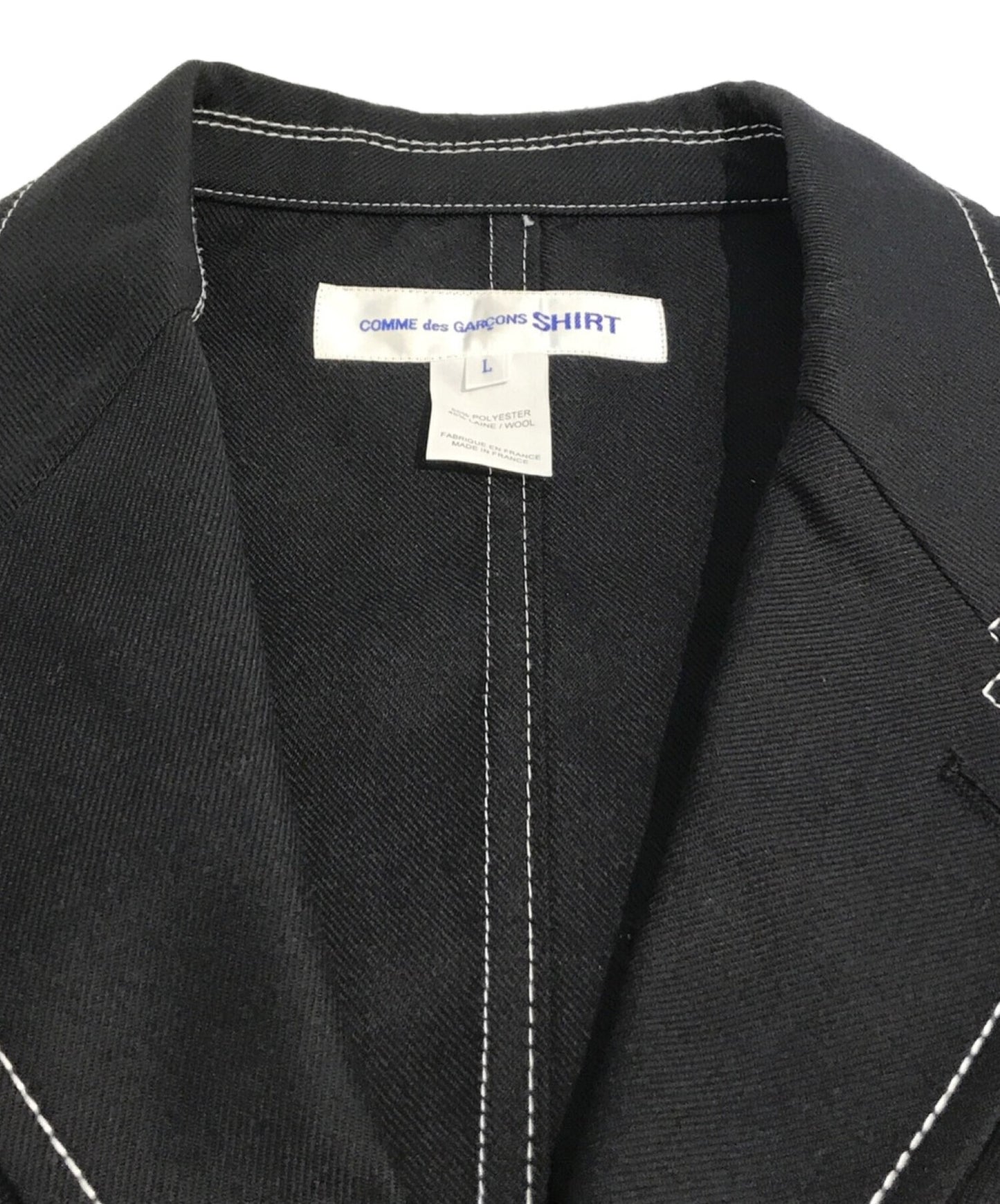 [Pre-owned] COMME des GARCONS SHIRT stitched jacket S26169