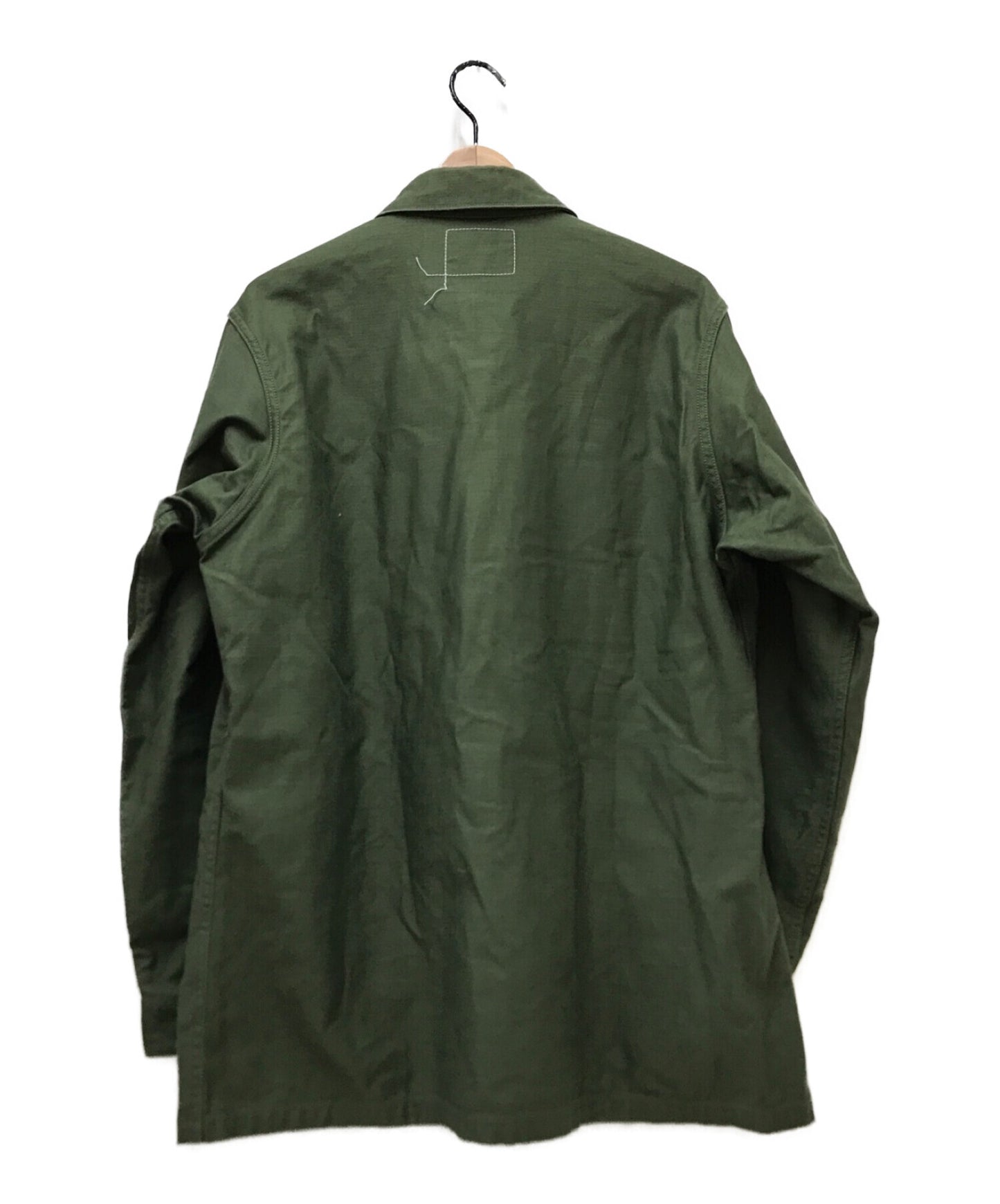 เสื้อเชิ้ต wtaps ผ้าฝ้ายซาติน / เสื้อทหาร BRDT-SHM01 WMILL-LS 02